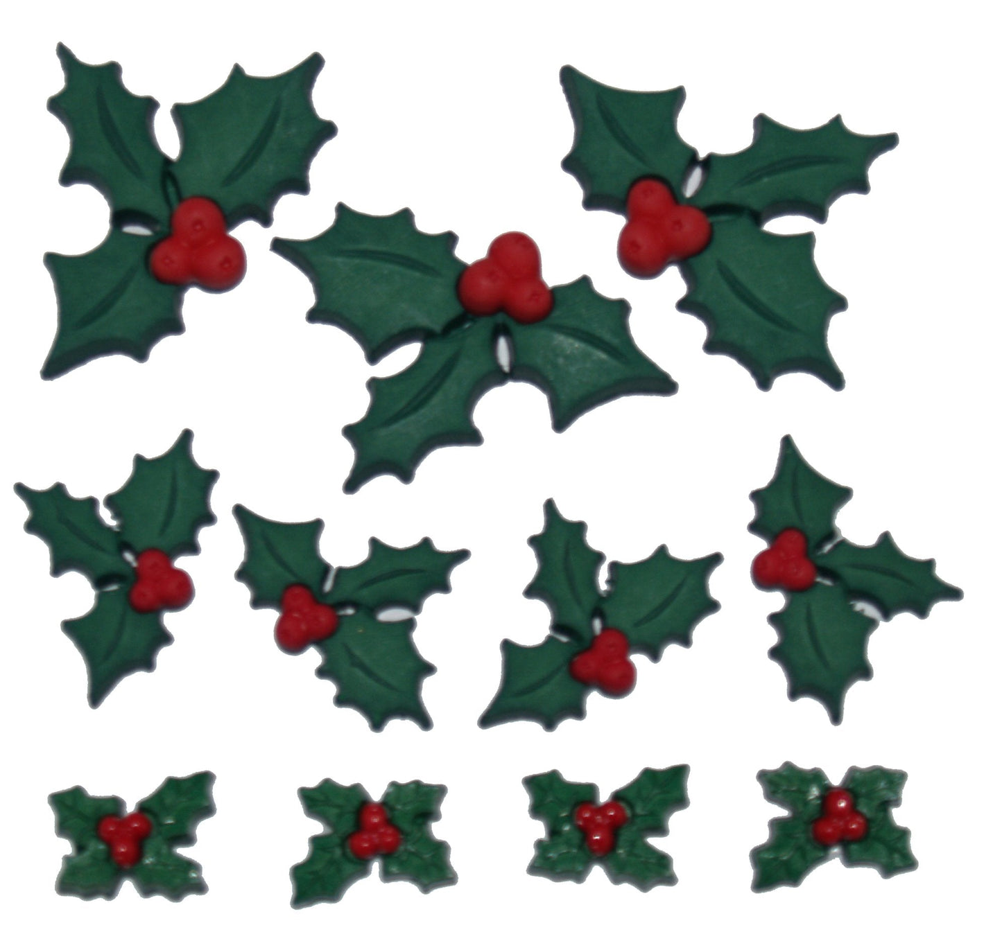 Dress It Up 2478 Holly Jolly Christmas Embellishment, Green