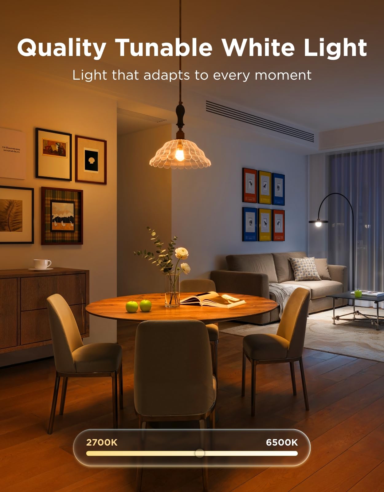 Govee Smart Light Bulbs, Color Changing Light Bulb, Work with Alexa and Google Assistant, 16 Million Colors RGBWW, WiFi & Bluetooth LED Light Bulbs, Music Sync, A19, 800 Lumens, 4 Pack