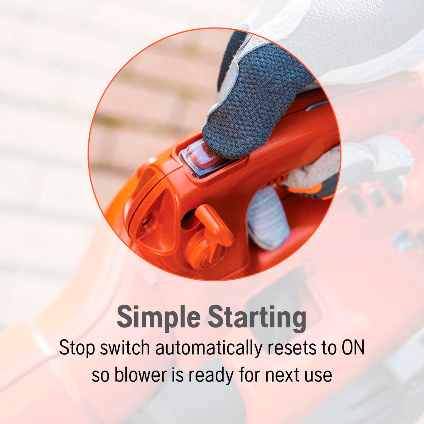 Husqvarna 125B Gas Leaf Blower, 28-cc 1.1-HP 2-Cycle Handheld Leaf Blower, 470-CFM, 170-MPH, 12.5-N Powerful Clearing Performance and Ergonomic Design, Gifts for Men