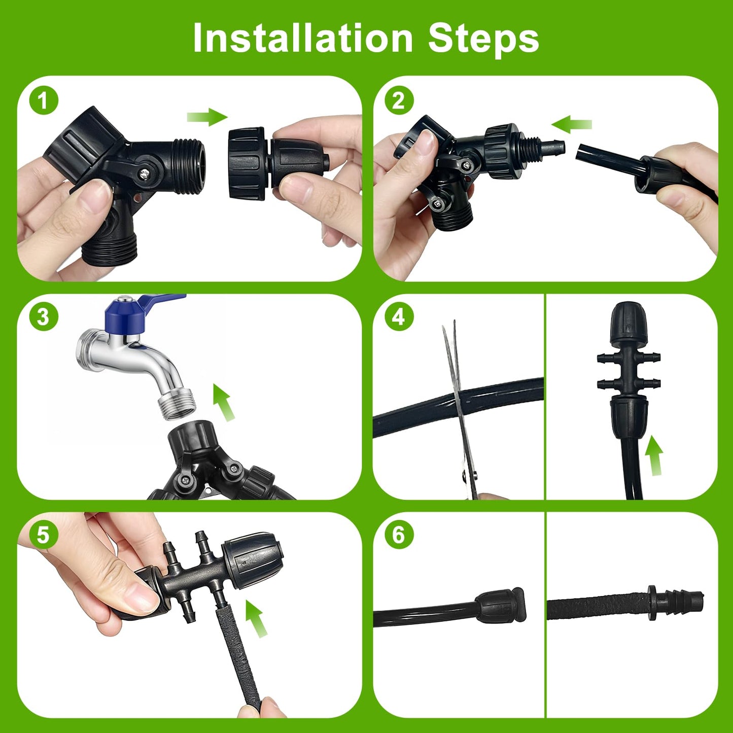 Upgraded 230FT Drip Irrigation System with 1/4" Soaker Hose -Weeping Technology for Deeper Root Watering,Garden Watering System for Raised Beds, Greenhouse, Lawn - Save Water