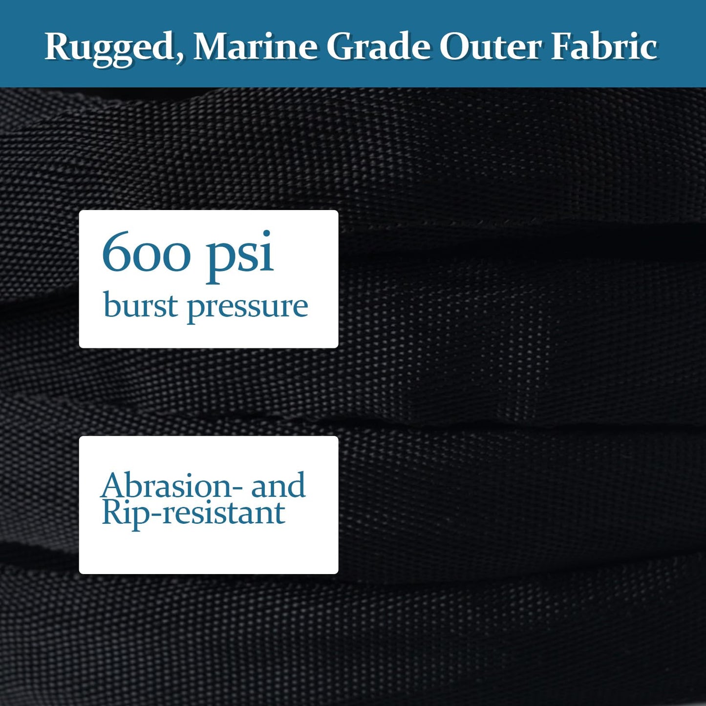 Gnimihz Garden Hose 50ft, Made of TPE(Not PVC), Ultra-Light & Flexible Water Hose with Solid Brass Fittings, Non-Shrinking, Easy to Storage, Drinking Water Safe Material, All-weather, Black, Newbox