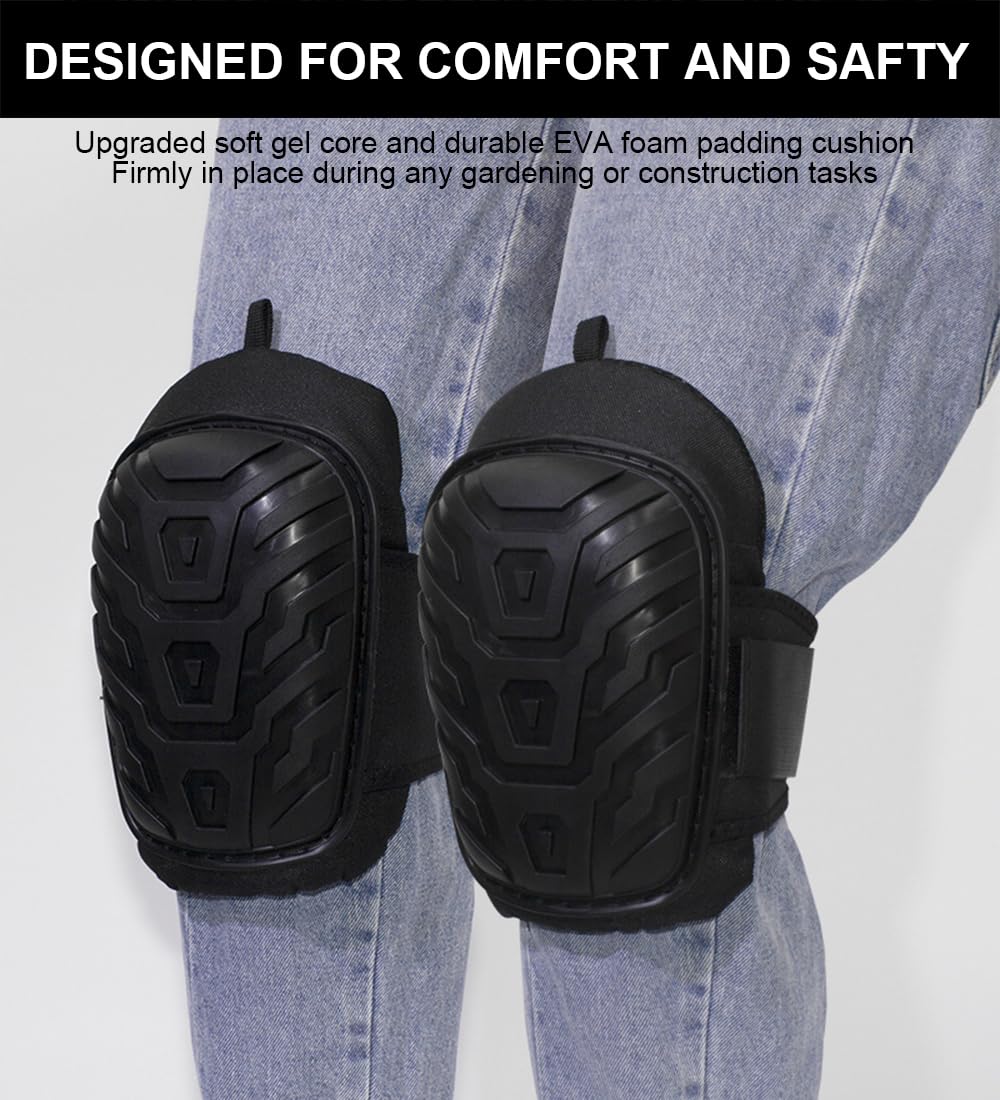 SUJAYU Work Knee Pads for Men Construction, Gardening Knee Pads for Work Kneepads for Construction, Rodilleras de Trabajo Rodilleras Para Dolor de Rodillas