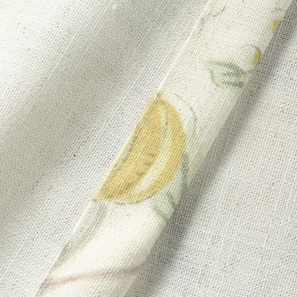 Leeva Green Tie Up Valances Curtains for Living Room, Watercolor Floral Thermal Insulated Adjustable Balloon Rod Pocket Windows Shade for Dining Room, One Panel, 42 x 63