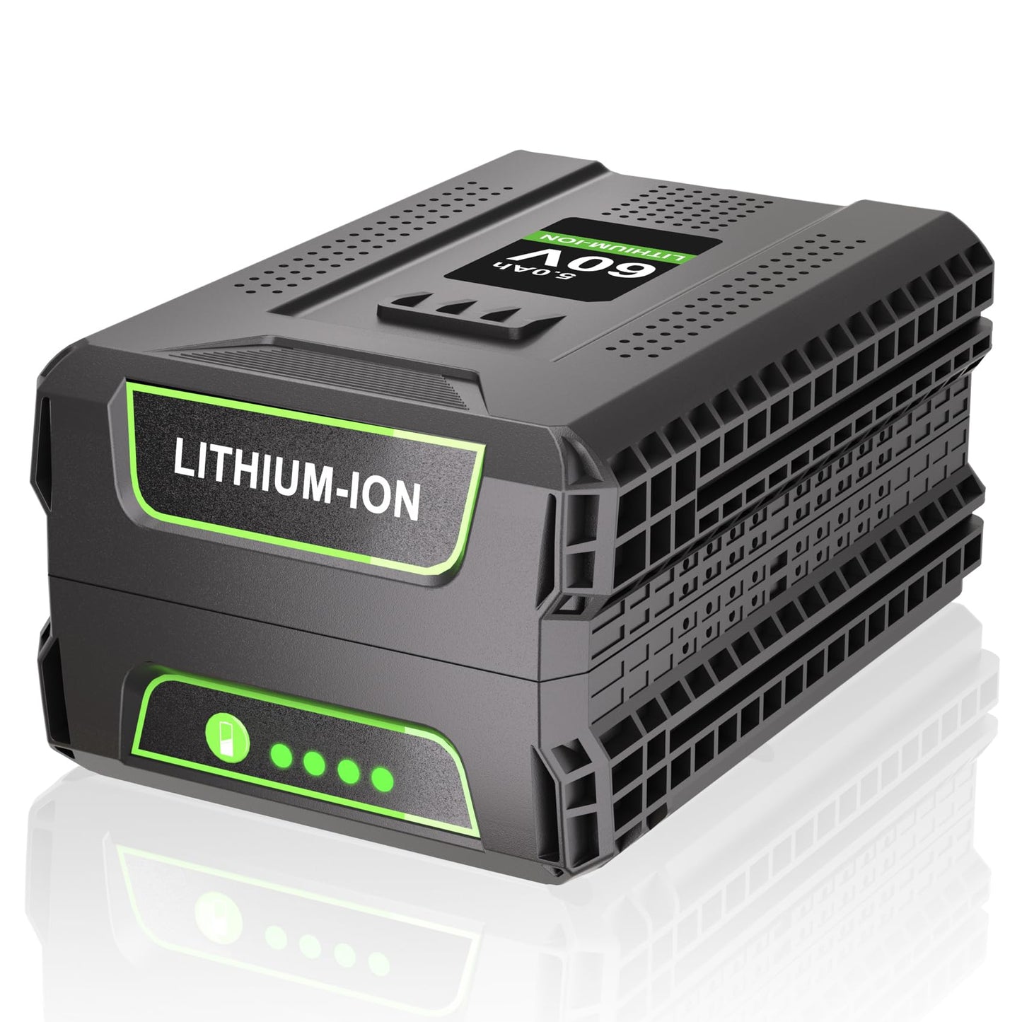 KUNLUN 5.0Ah 60V Replacement Battery Compatible for Greenworks 60v Battery Max Lithium Lon Battery LB60A03 LB60A02 LB60A00 Cordless Power Tool Batteries