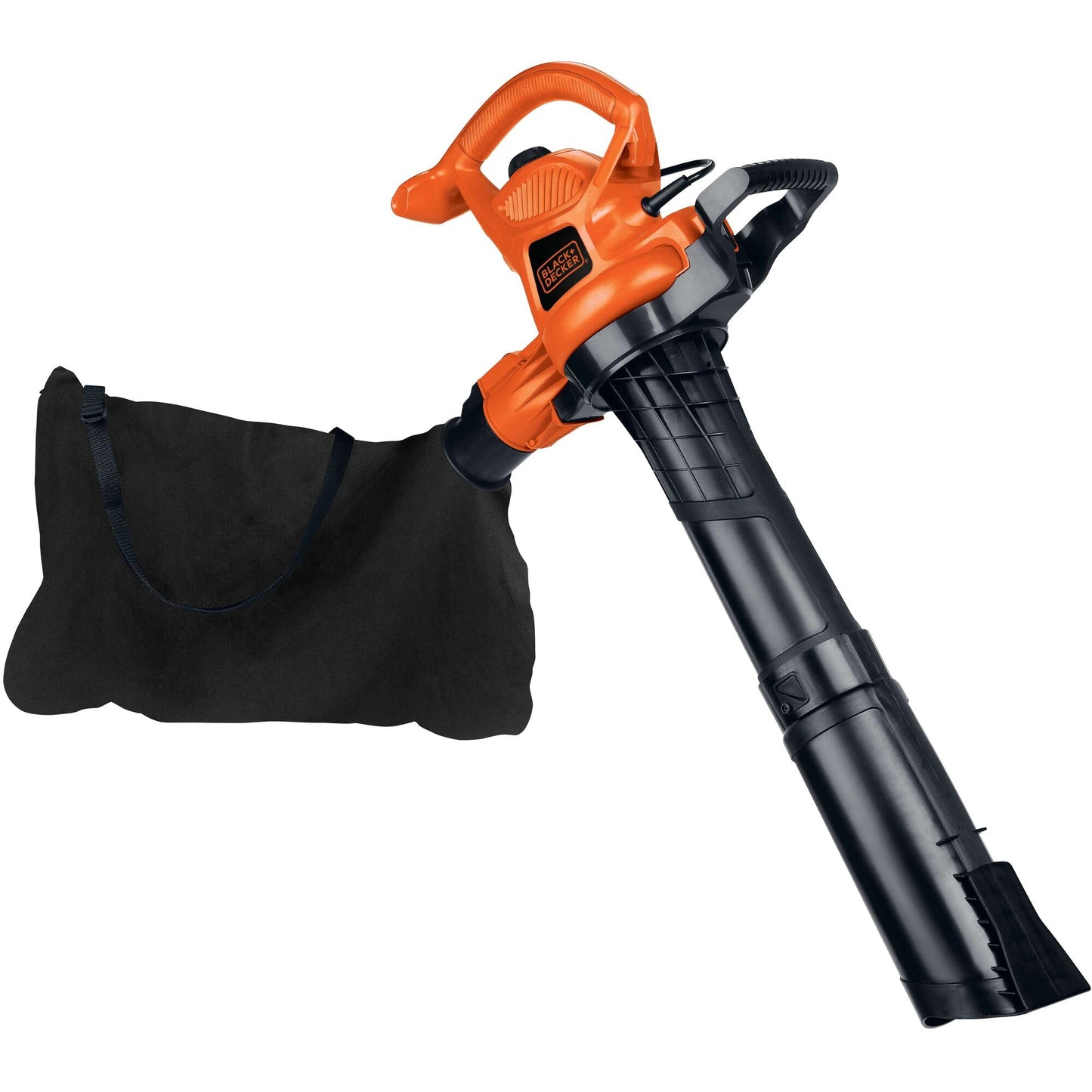 BLACK+DECKER Corded Leaf Blower Leaf Vacuum and Leaf Mulcher 3-in-1, Up to 230 MPH, 12 Amp Handheld Blower and Vacuum Combo (BV3600)