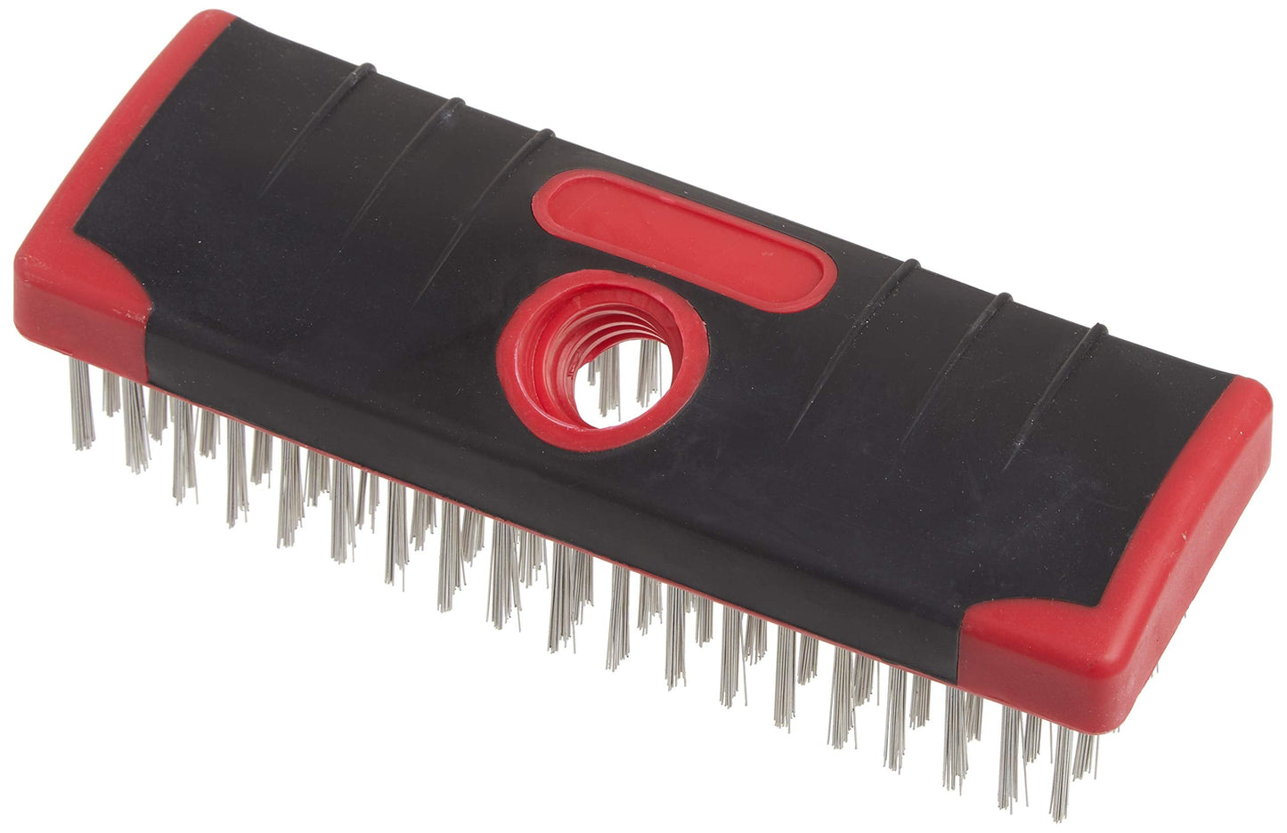 Red Devil 4166 7-Inch Soft Grip Stainless Steel Scrub Brush
