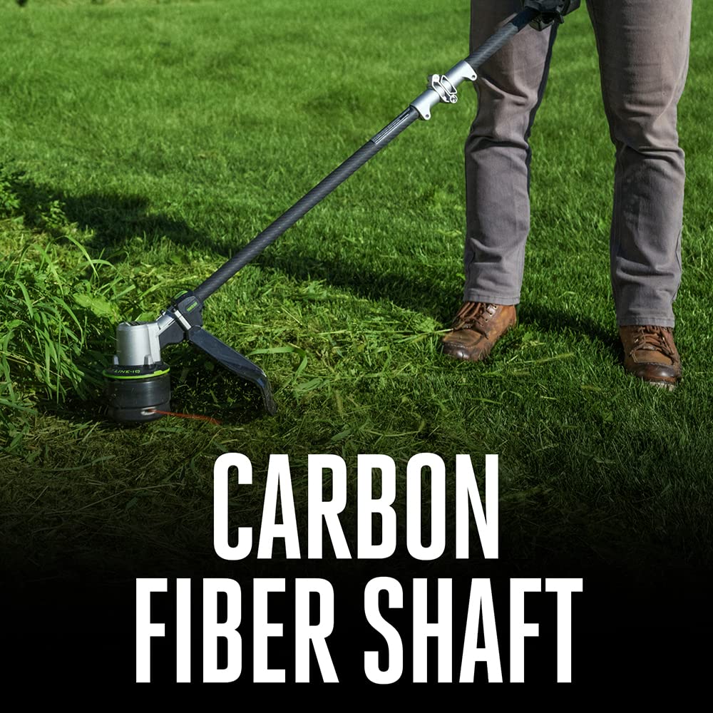 EGO POWER+ String Trimmer, 16" Cordless Weed Trimmer with POWERLOAD, LINE IQ, Telescopic Carbon Fiber Shaft, Includes 56V 4.0Ah Battery and Charger - ST1623T