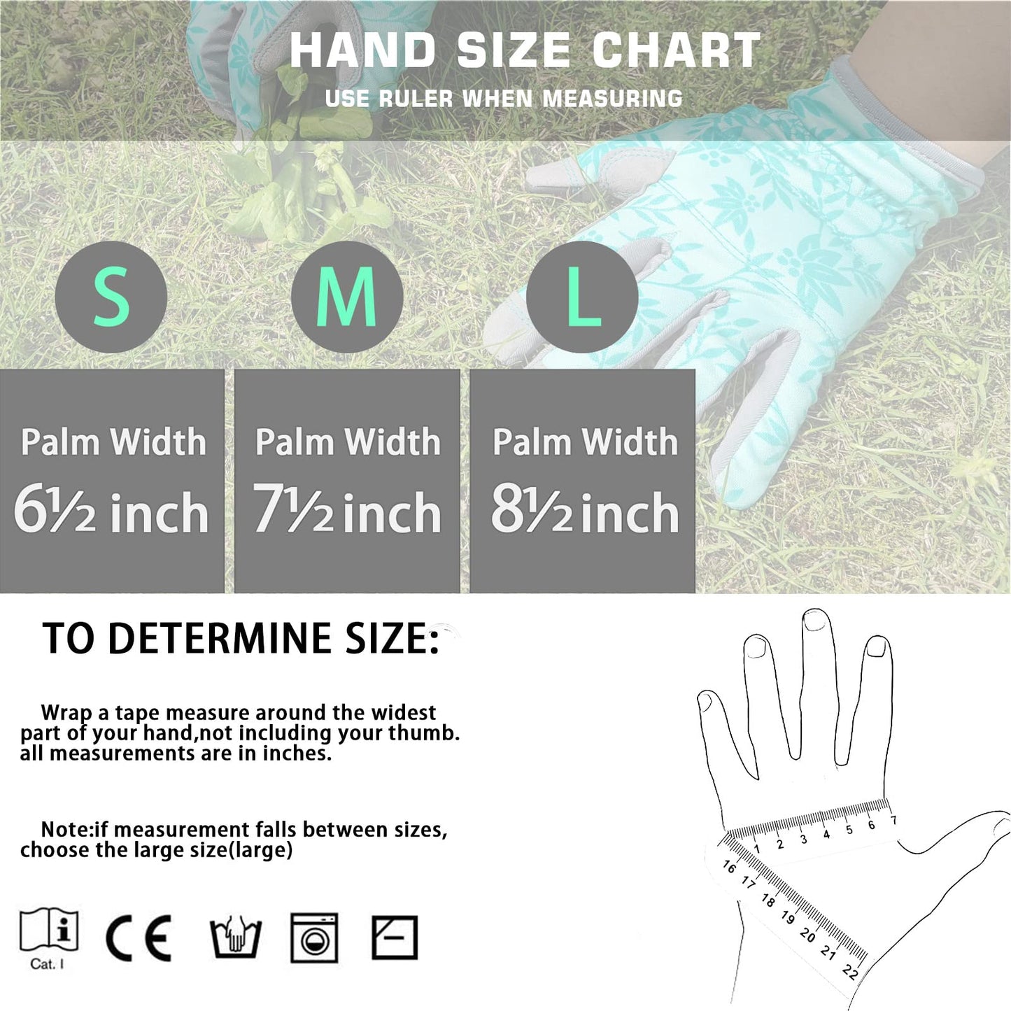KLDOLLAR Gardening Gloves for Women Thorn Proof Garden Gloves, Leather Womens Garden Gloves Puncture Resistant, Touch Screen Working Gloves for Digging,Weeding,Planting Medium