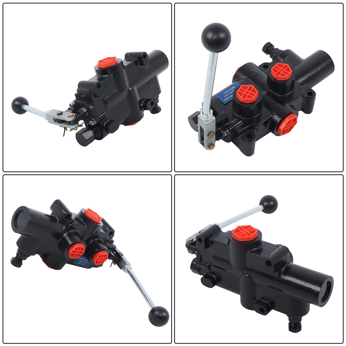 waltyotur 2750 PSI Hydraulic Log Splitter Directional Control Valve Auto Return Detent Lever Handle 21 GPM