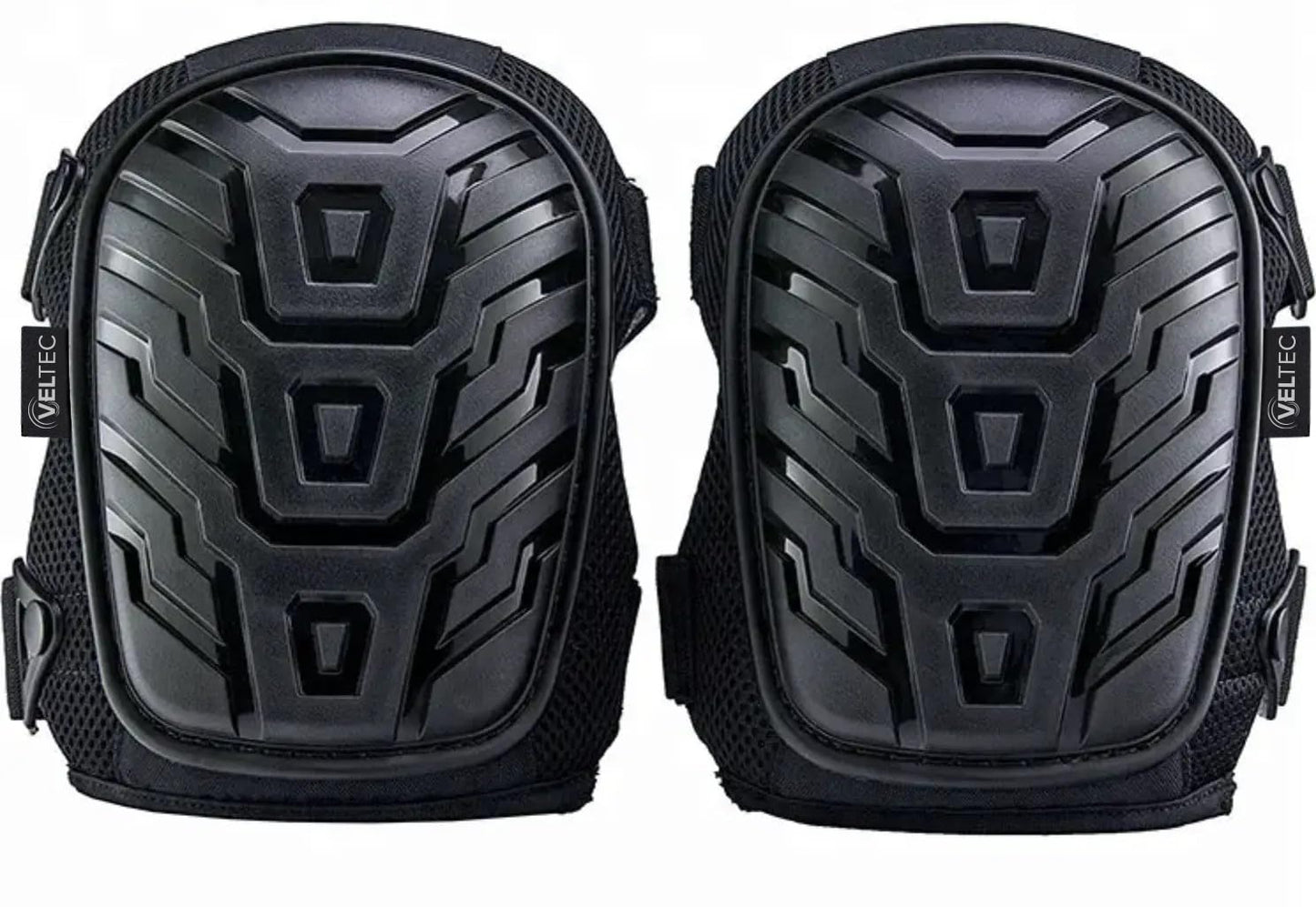Veltec Premium Knee Pads for Work with Soft Foam and Gel Cushion - Heavy Duty Pads & Adjustable Non-Slip Straps - Pro Protection & Comfortable for Construction, Gardening, Flooring, Roofing and More