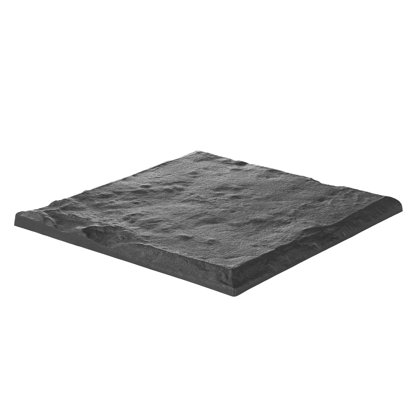 VEVOR Garden Stepping Stones, 16Pcs 15.5 x 15.5 in, Decorative Stepping Stones with Stakes, Weather-Resistant Plastic Pathway Pavers, Smooth Surface, Outdoor Walkway for Lawn Patio Landscape, Grey