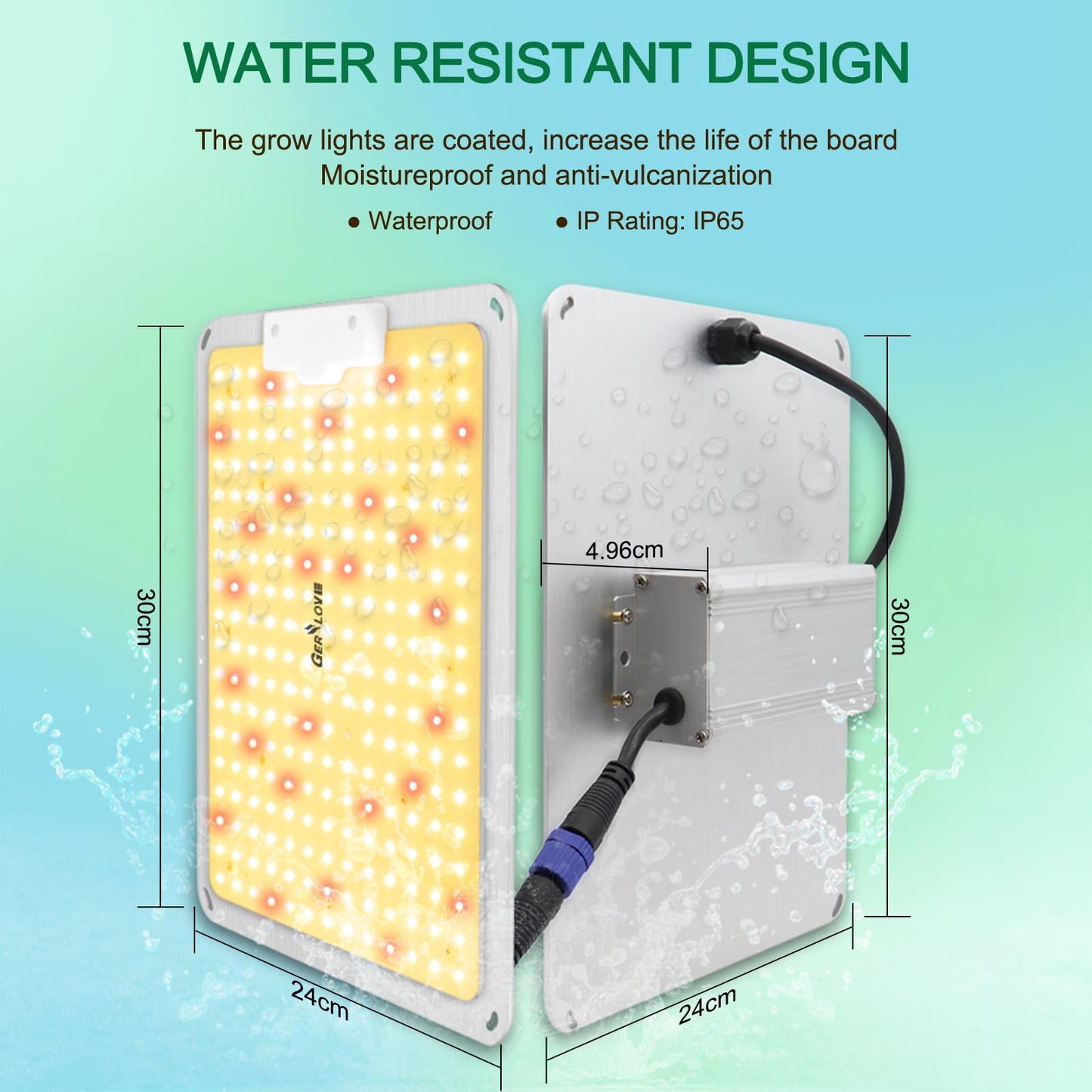 Grow Lights for Indoor Plants Full Spectrum, 234pcs LEDs 3x3 Ft Coverage, Dimmable Plant Grow Lamps for Veg Bloom Seedlings with Temperature Hygrometer