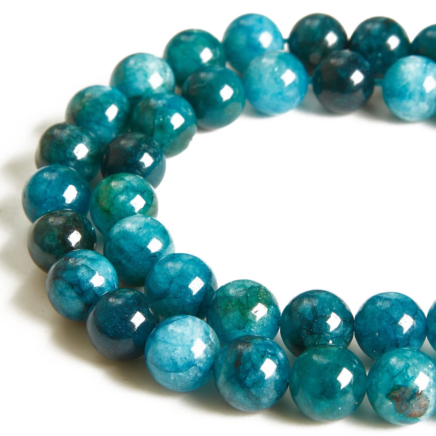 100pcs 6mm Apatite Beads Natural Gemstone Beads Round Loose Beads for Jewelry Making