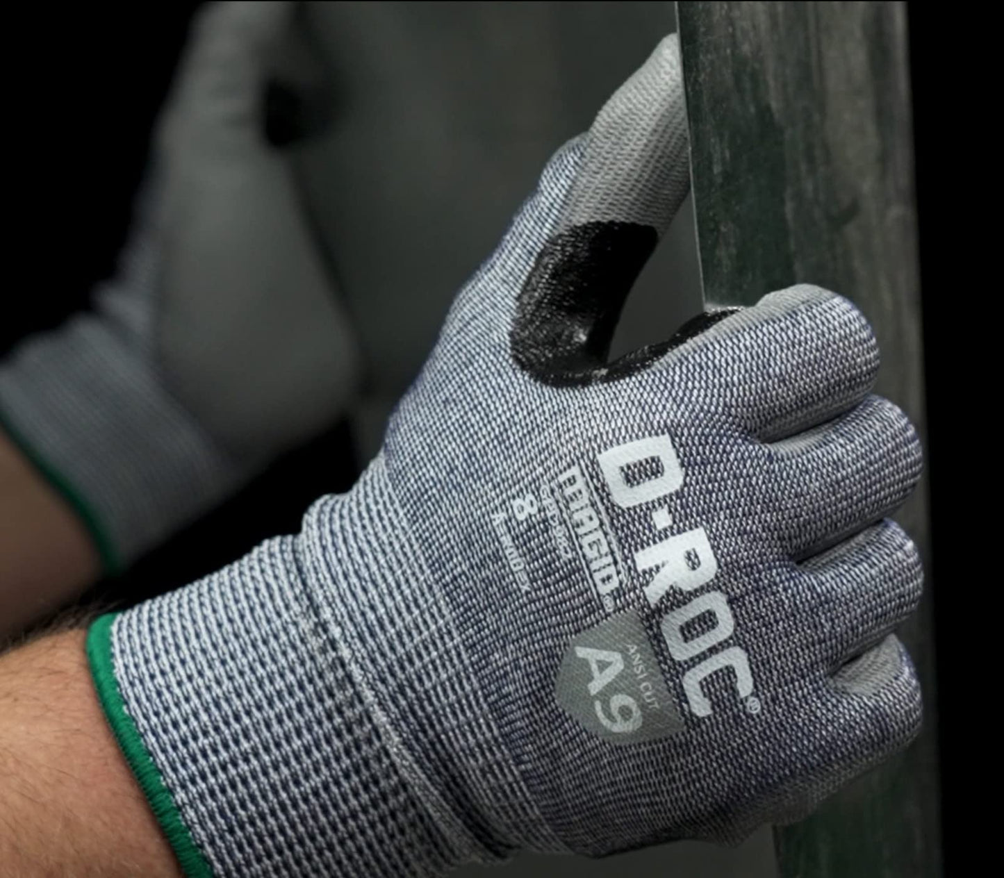 MAGID D-ROC AeroDex ANSI A9 13-Gauge PU Coated Work Gloves, 1 Pair, Size 7/Small, GPD982