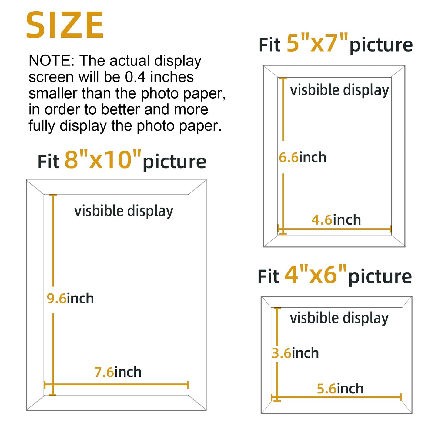 BESCRCL 15 Pack Real Glass Picture Frames Collage Wall Decor, Including 3pcs 8x10, 6pcs 5x7, 6pcs 4x6 Photo Frames for Gallery Wall or Tabletop Display, Black