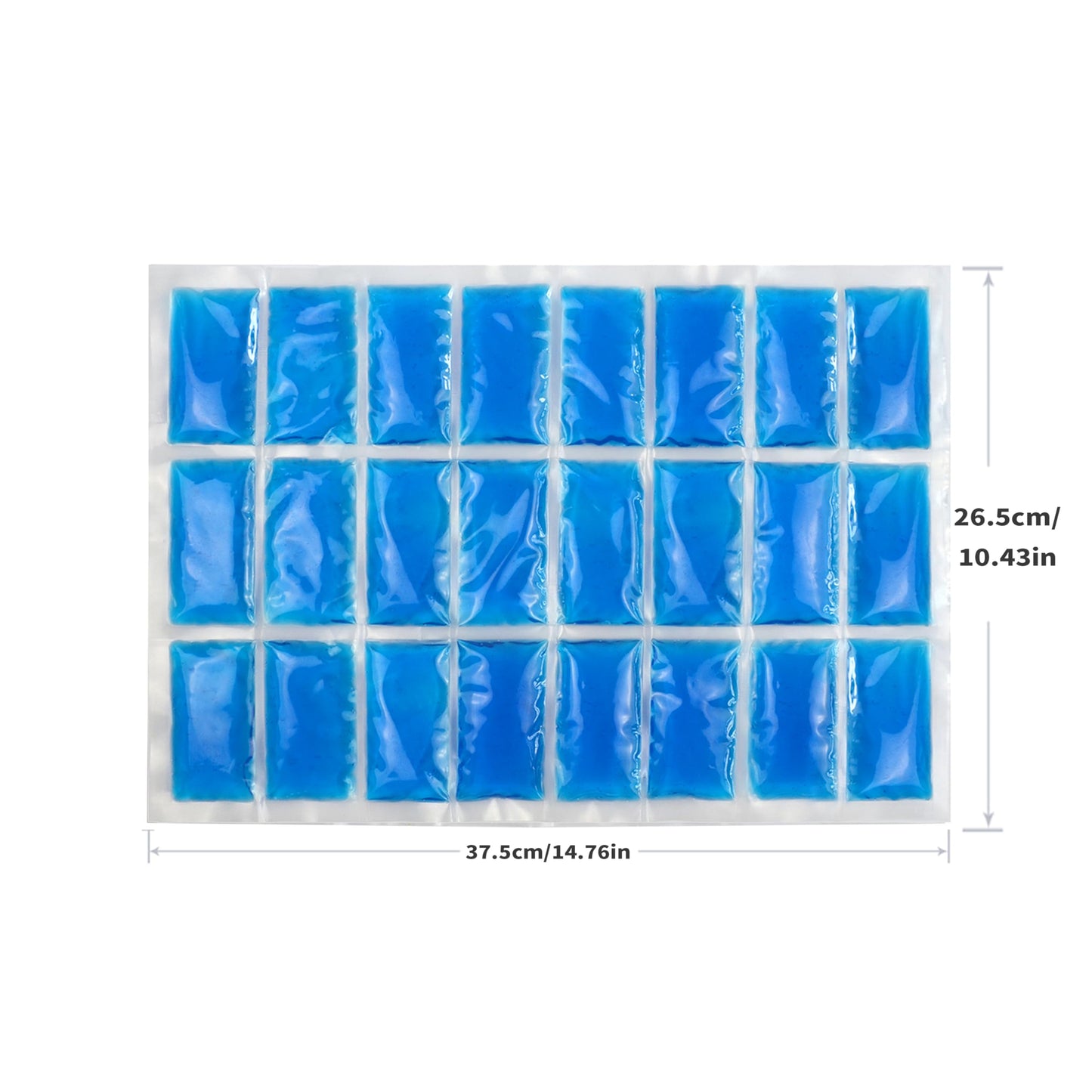 Sport Emblema Reusable Ice Pack for Lunch Boxes 2 Pack Large Ice pack Blanket Cooler Easy to Cut Ice Sheet for Lunch Bag, 14.76"x10.43" Long Lasting Freeze Ice Packs for Meal Prep, Non-Toxic BPA Free