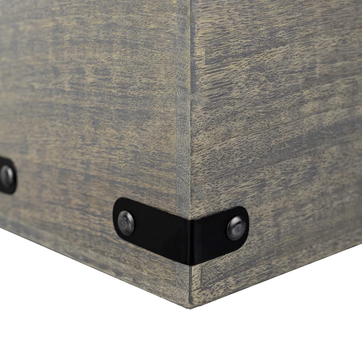GoCraft Wooden Tissue Box Holder – Square Tissue Box Cover, Stylish Wooden Design for Bathroom Vanity, Bedroom, Nightstands, Desks, Tables – 5.75" x 5.75" x 6.5", Durable and Elegant