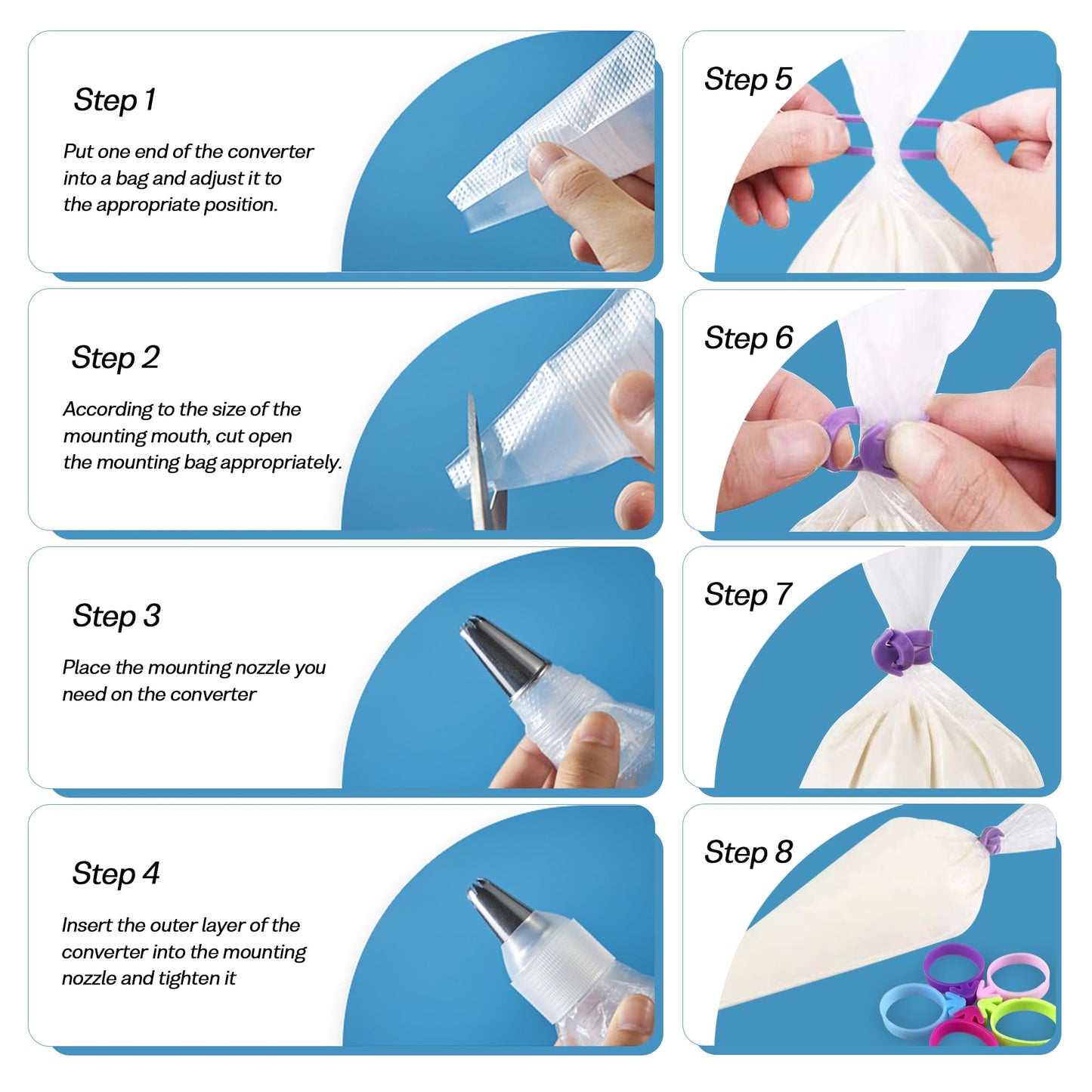 56 PCS Cookie Decorating Kit Supplies Including Acrylic Turntable Decoration Brushes Scribe Needle Piping Bags Icing Tips for Cookie Cupcake Cake Decorations