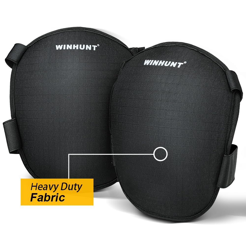 winhunt Professional Gel Knee Pads, Work Pads Work for Gardeners, Workers, Sports, with Adjustable Straps