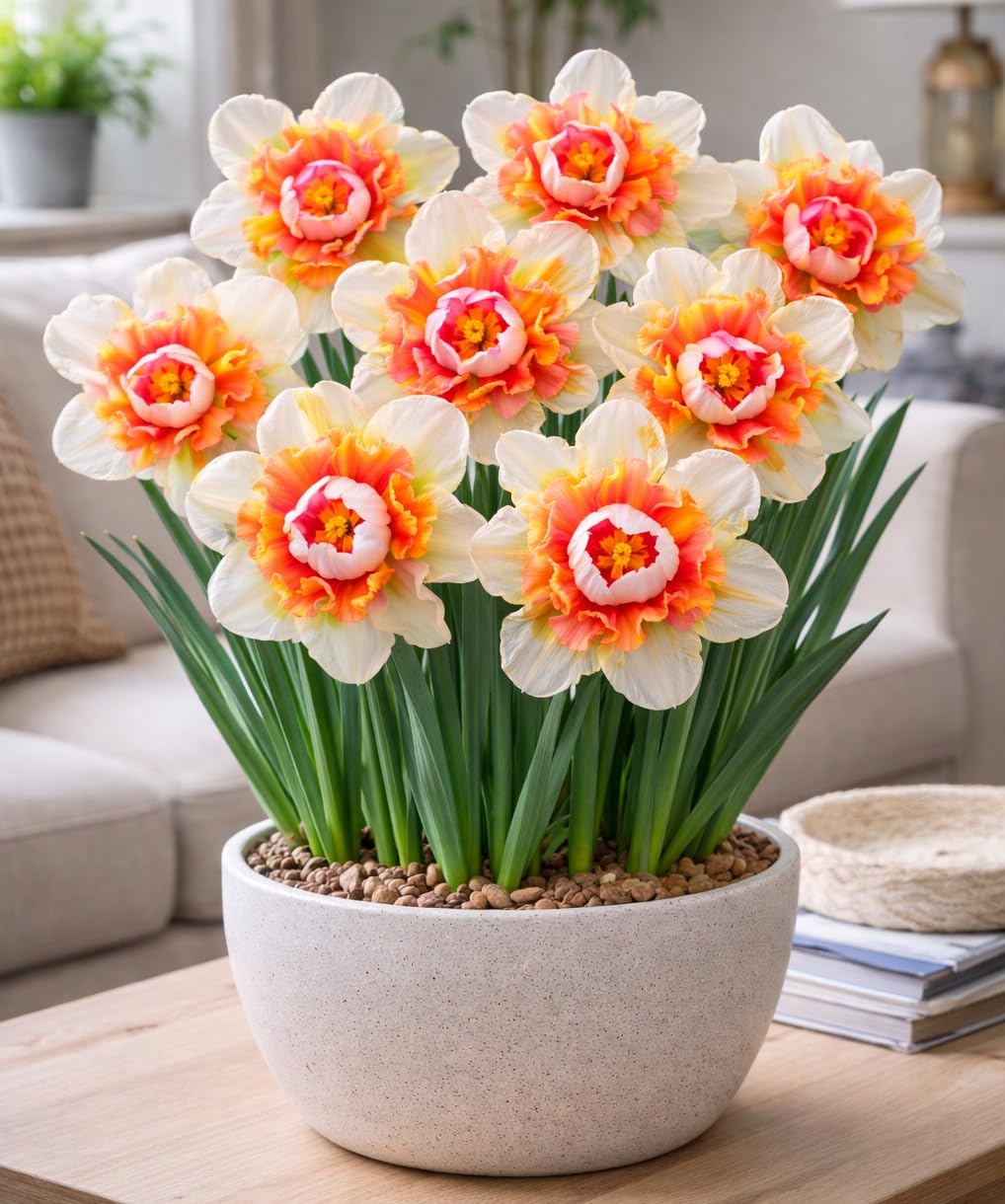 Princess Bride Double Daffodil Bulbs for Planting - Easy to Grow Perennial Flowers for Garden or Containers (20 Bulbs)
