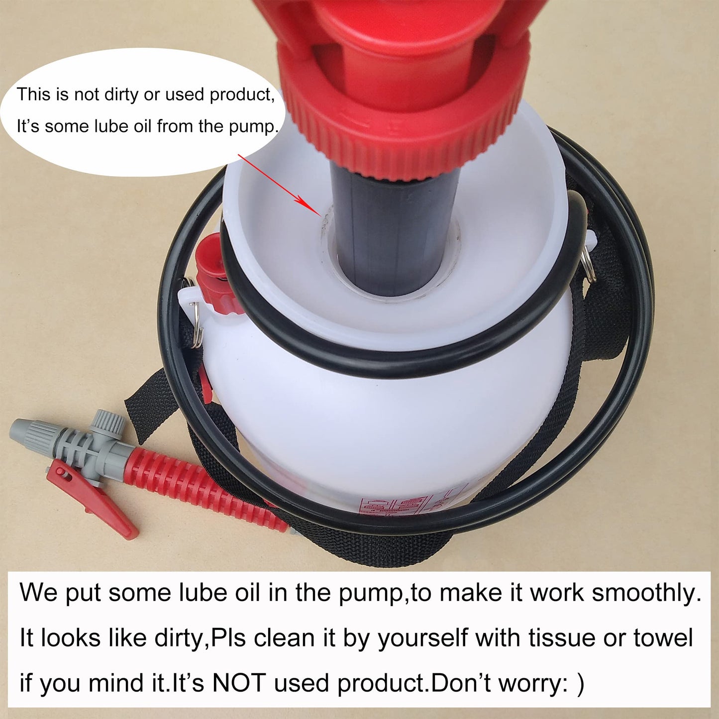 ePizdiz Watering Can Device for Watering Hanging Plant Basket Hard to Reach High Plant Waterer Sprayer 1 Gallon (Red 4L)