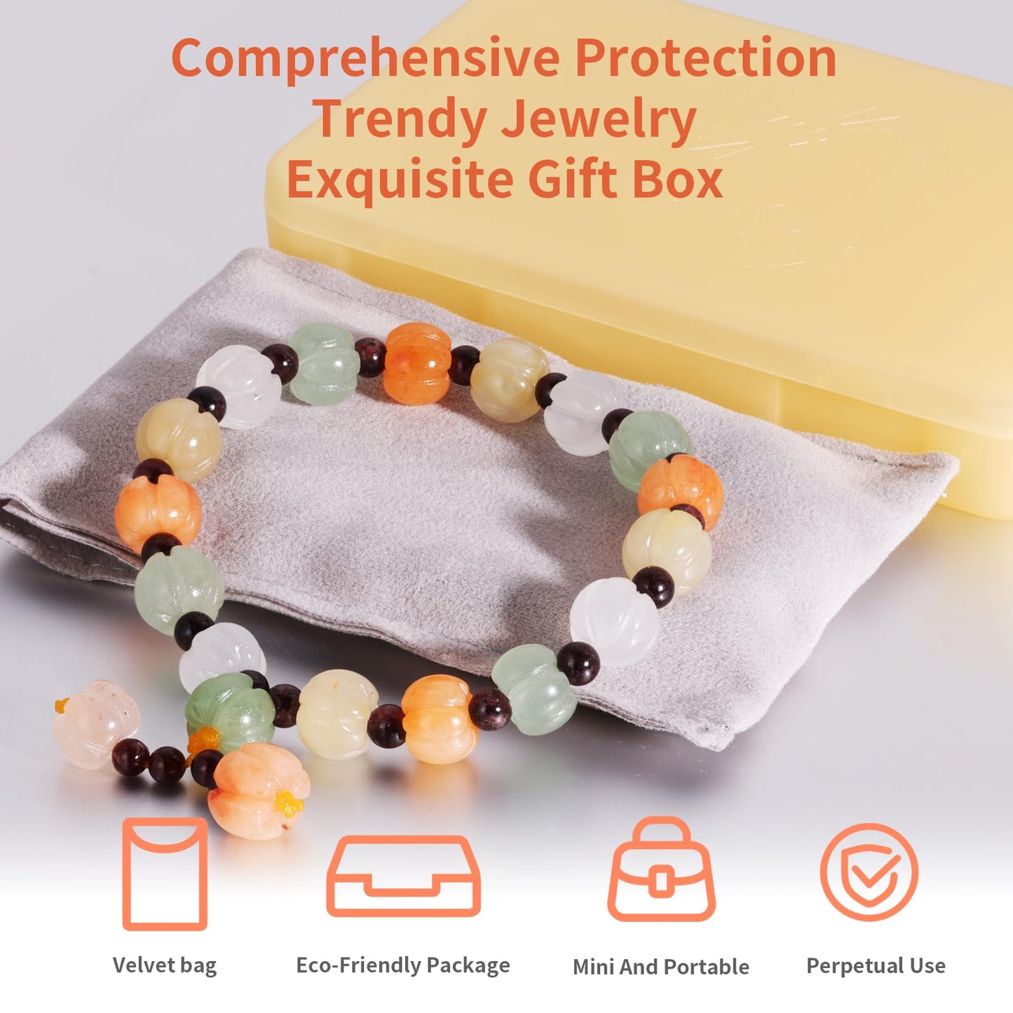 Handmade Natural Jade Beaded Bracelet for Women & Men – Genuine Green/White Jade Gemstone Stretch Bracelet – Lucky Energy Healing Jewelry Gift for Peace, Prosperity & Protection ST-02