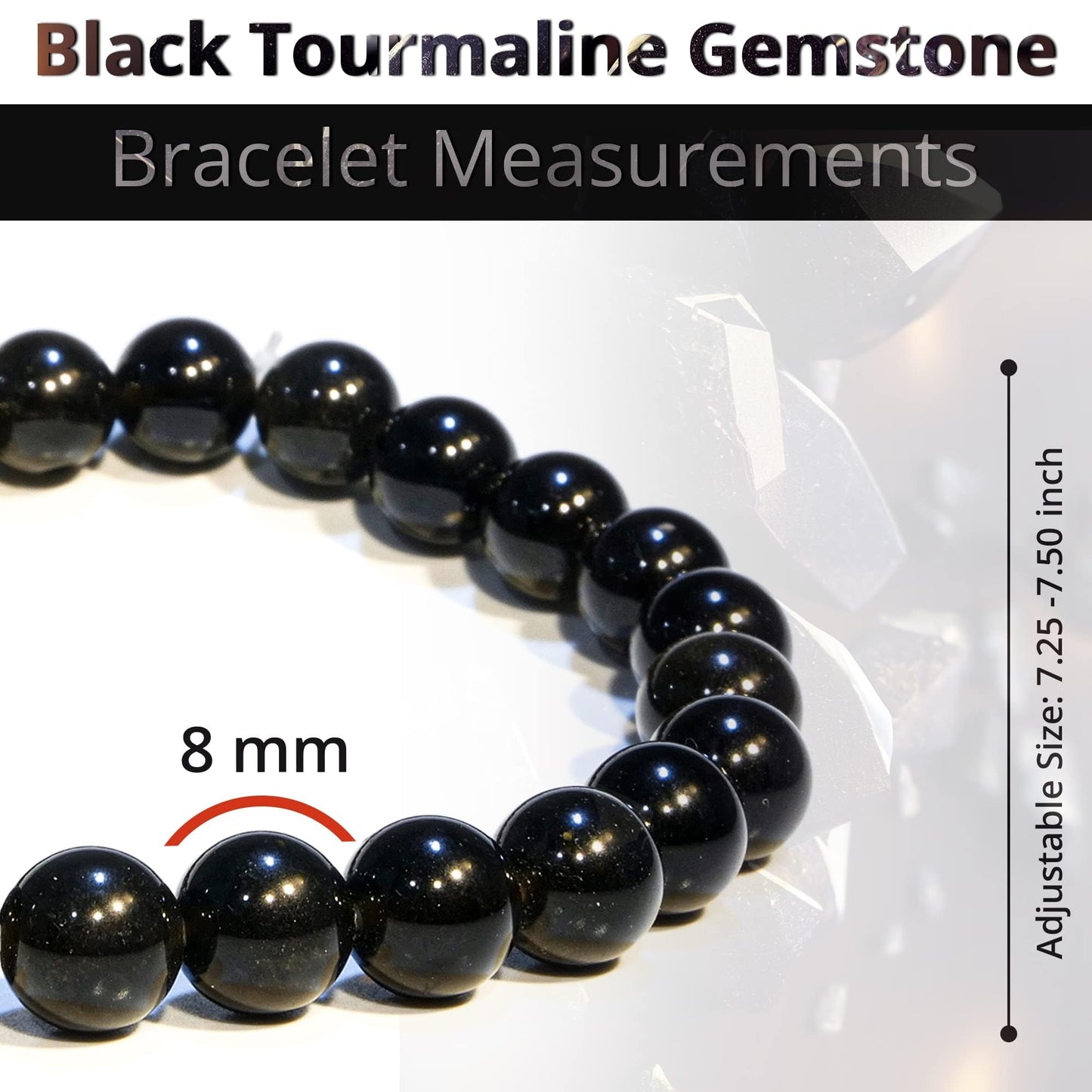 Crgwxzl Healing Crystal Bracelets for Women 8mm Natural Stone Beaded Stretch Bracelet Pink zebra Rhodonite Black Obsidian Spiritual Gemstone Jewelry Gifts