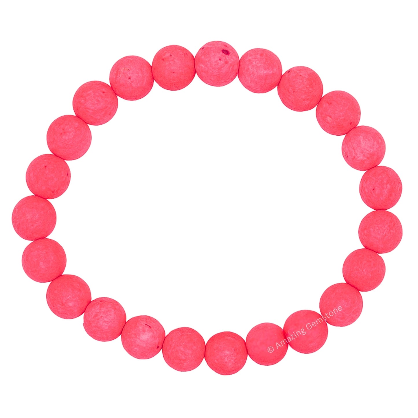 Amazing Gemstone Crystal Bracelet for Women Men's Gifts - Protection Healing Crystal Bracelet - 8mm Gemstone Beaded Stretchable Bracelet Pulseras Para Hombres Mujer Stocking Stuffers Mothers Day Gift (Pink Lava)