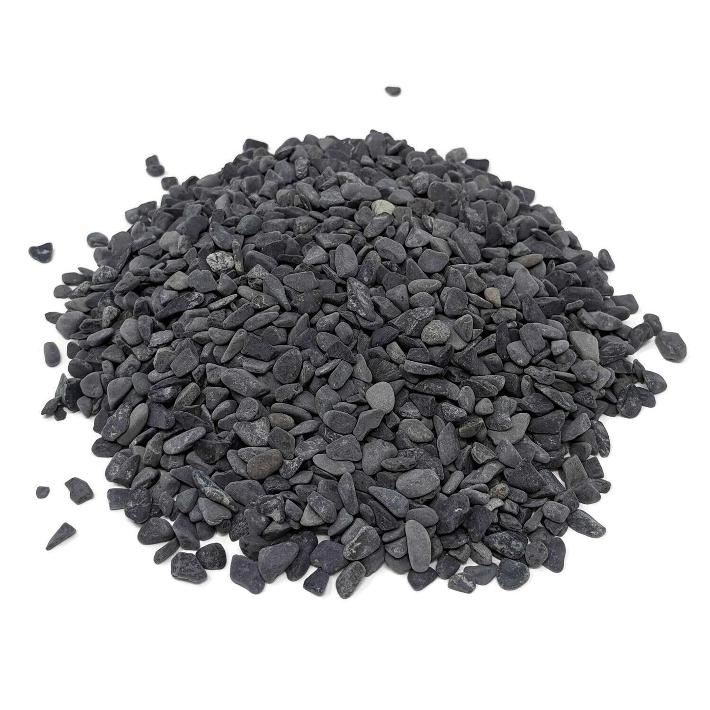 Midwest Hearth Natural Decorative Gray Bean Pebbles 1/5" Size (10-lb Bag)