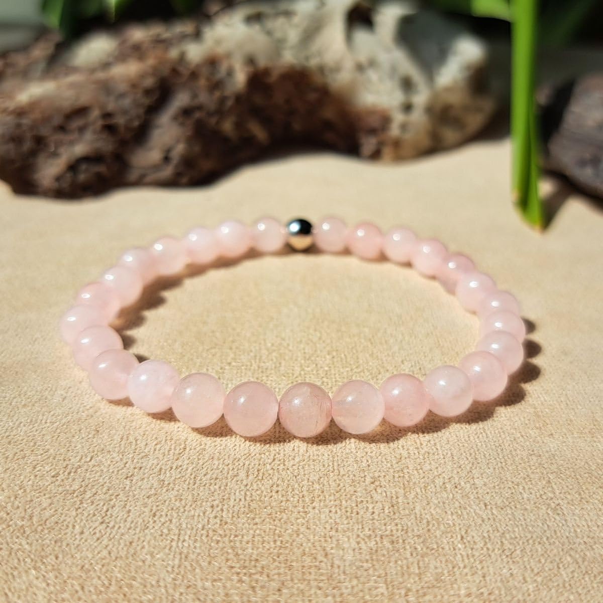 Crgwxzl 3pcs Empath Protection Bracele,Healing Pink Rose Crystal Bracelets for Women Men,Natural Stone Amethyst Opal Beaded Spiritual Gemstone Jewelry Gifts