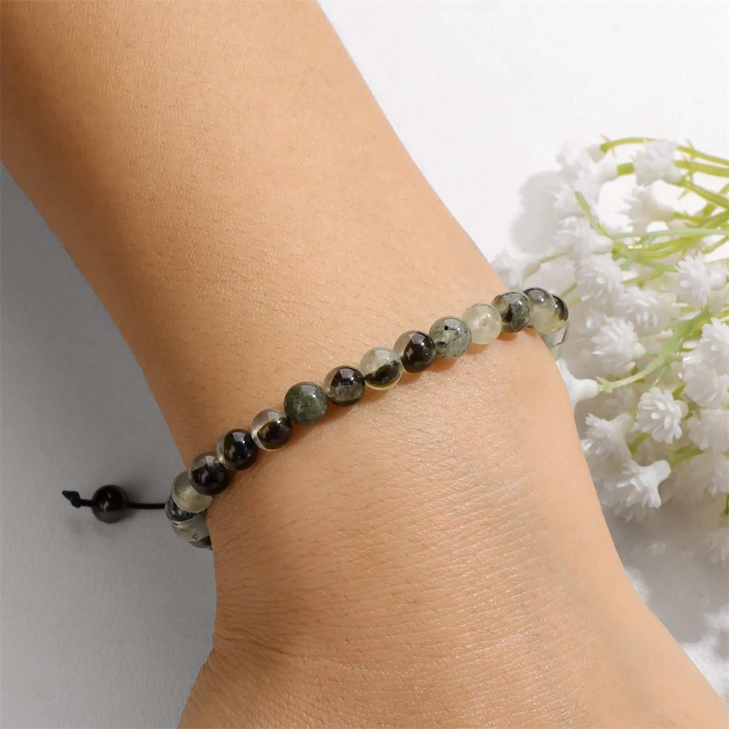 Lit Wall Rose Quartz Bracelets for Women 6mm Pink Quartz Crystal Bracelet Healing Crystal Bracelets Pink Beaded Bracelets Natural Stone Bracelets Rose Quartz Jewelry for Women
