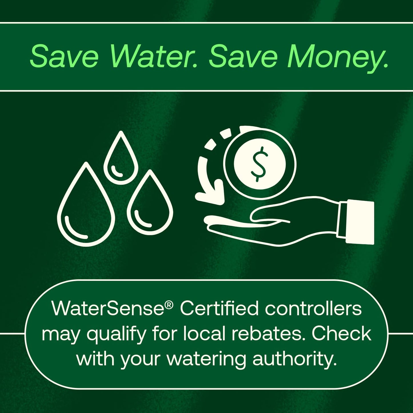 Rain Bird ARC8 App-Based Indoor/Outdoor Smart WiFi Irrigation Sprinkler Timer/Controller, 8-Zone/Station, EPA WaterSense Certified, Compatible with Alexa, Indoor/Outdoor 8-Station