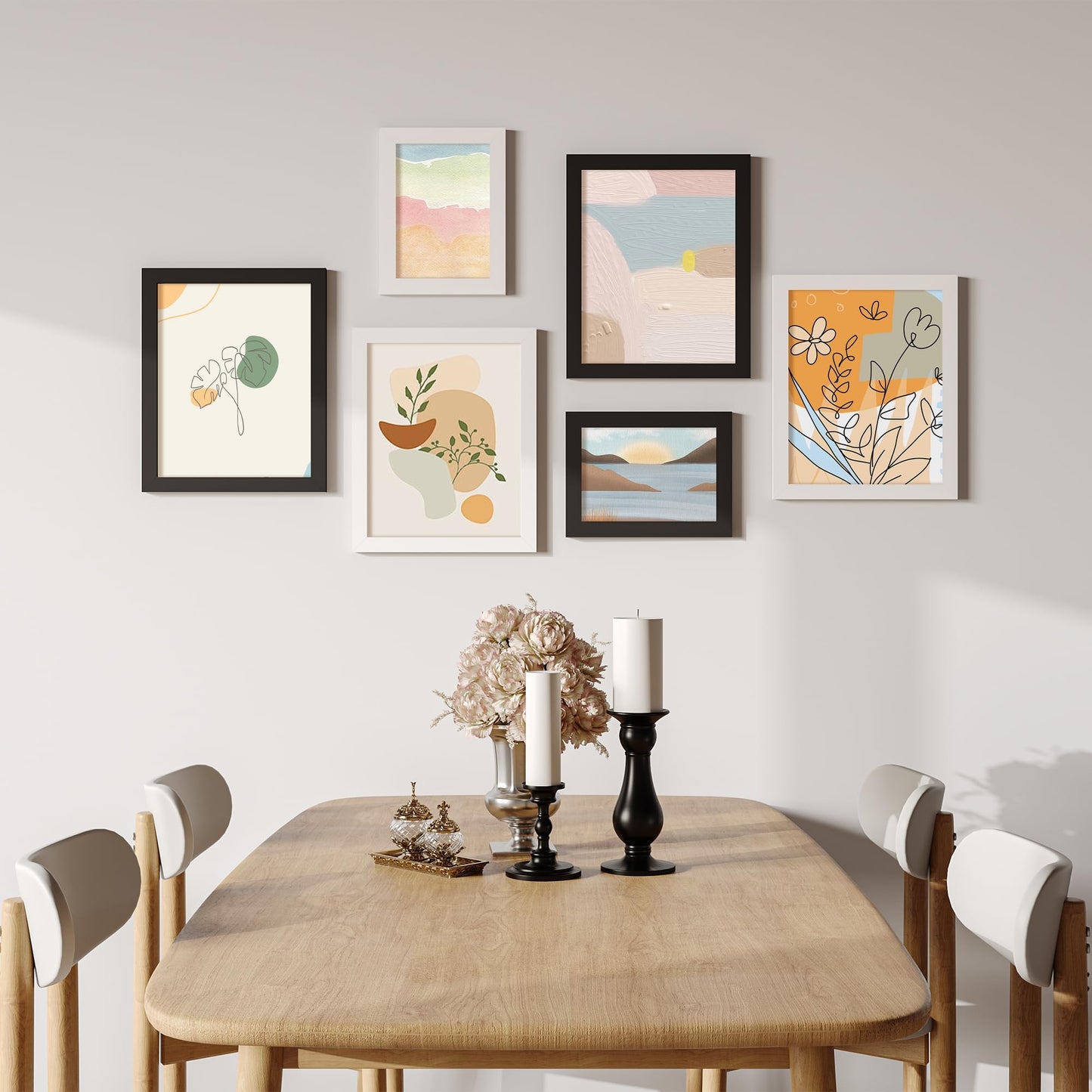 Picrit 11x14 Picture Frame, Photo Frame for Wall Mounting Display, Black