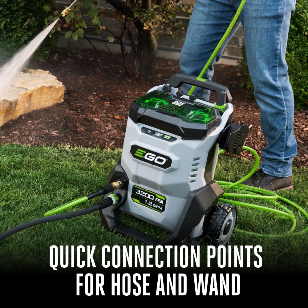 EGO Power+ Electric Pressure Washer, 3200 PSI Power Washer, Battery and Charger Not Included - HPW3200