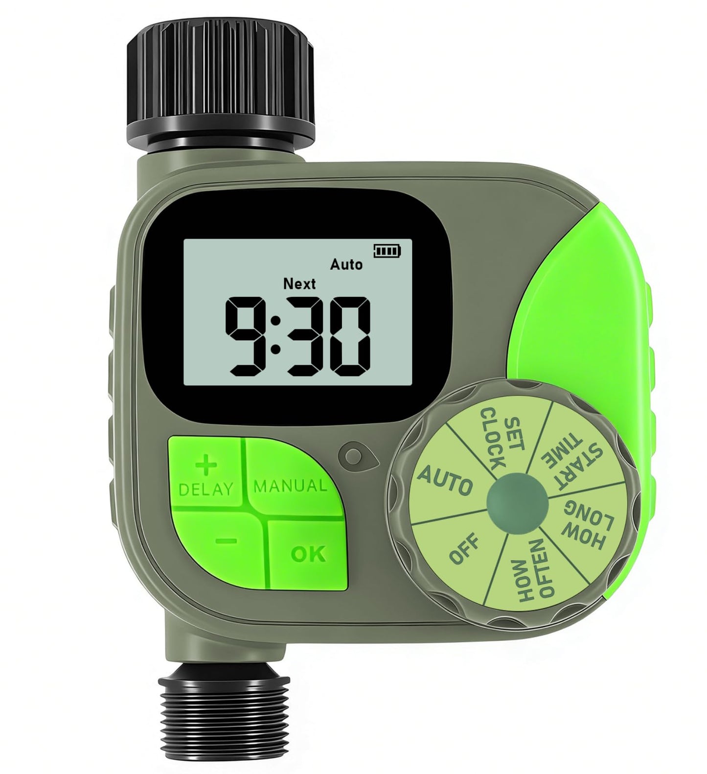 Sprinkler Timer for Garden Hose - Irrigation Timer for Outdoor Faucet, Automatic Programmable Watering Irrigation with Rain Delay/Manual Mode, Watering System Drip Irrigation for Yard Lawn Pool