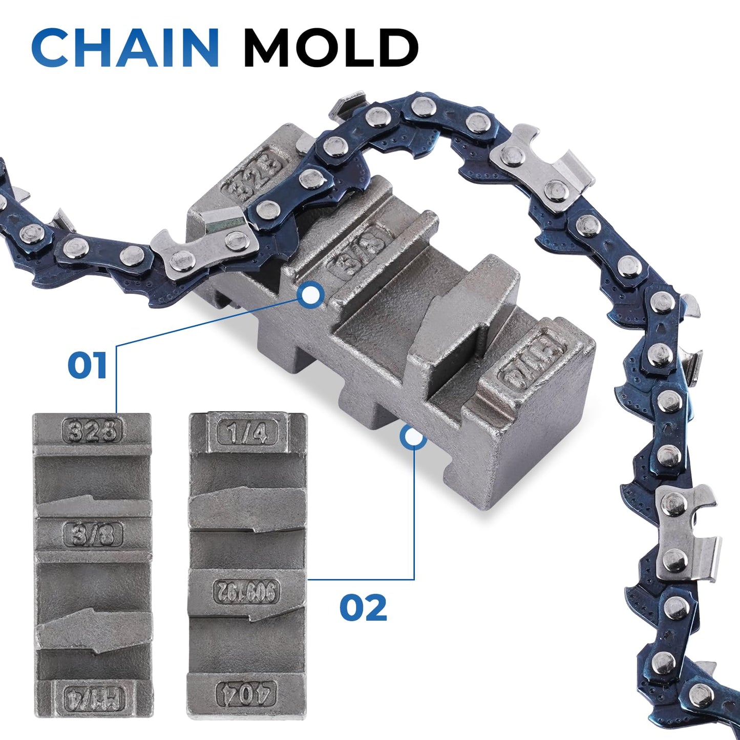Chainsaw Chain Breaker and Spinner 2-in-1 Chain Breaker & Rivet Spinner Chainsaw Breaker Rivet Spinner Repair Tool for Most Chainsaw Chains