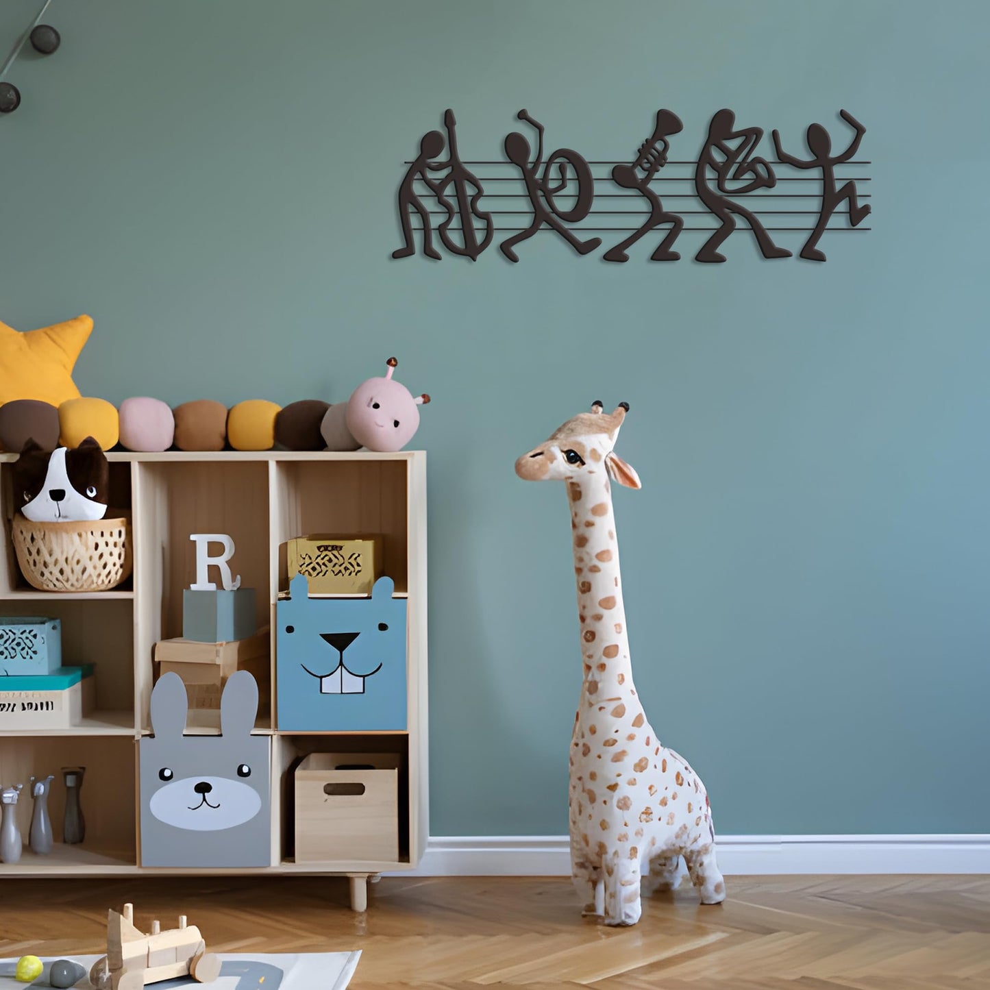 Aimery Incredible Music Room Decor - Authentic Marching Band Wall Sculptures, Exquisite Music Notes Wall Art - Unique Gift for Music Lovers - Enhance Any Room Aesthetics