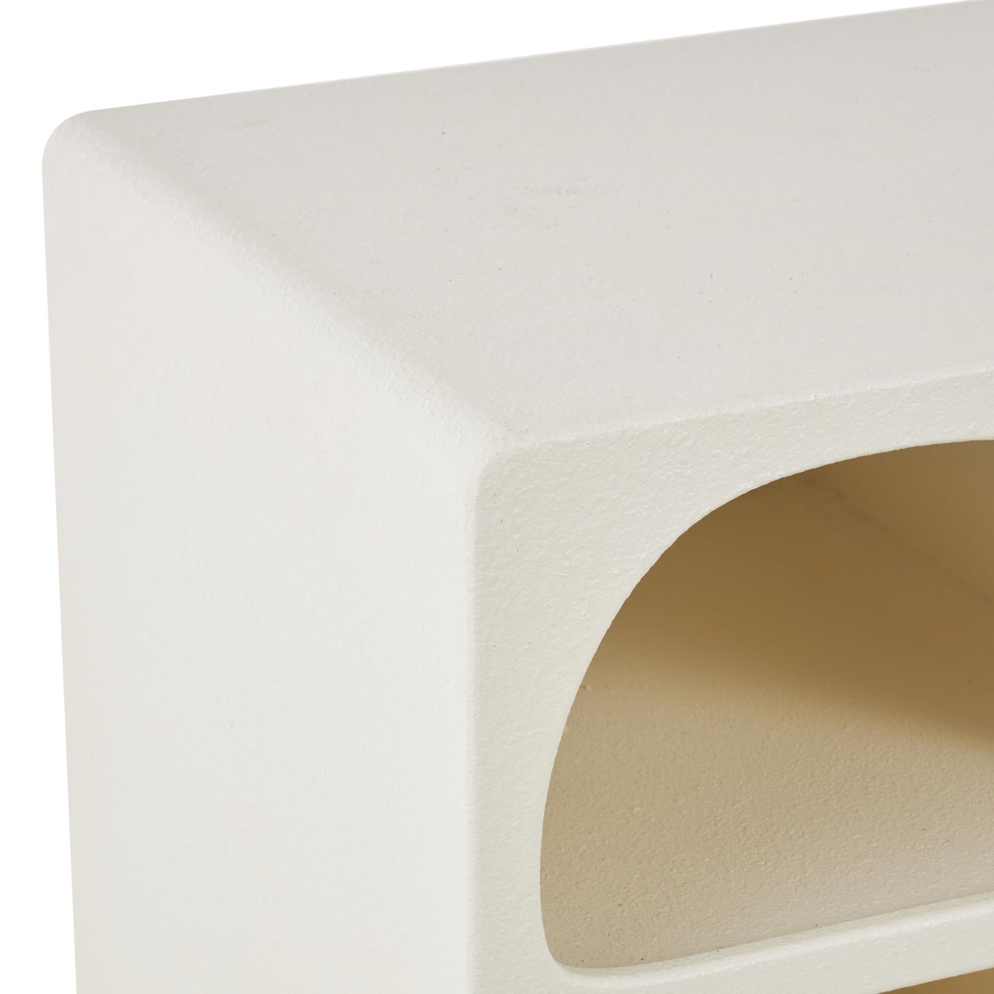 Deco 79 Wood Storage Shelving Unit 8 Shelf Shelving Unit with Black Metal Support, Display Shelf 40" x 15" x 28", Cream