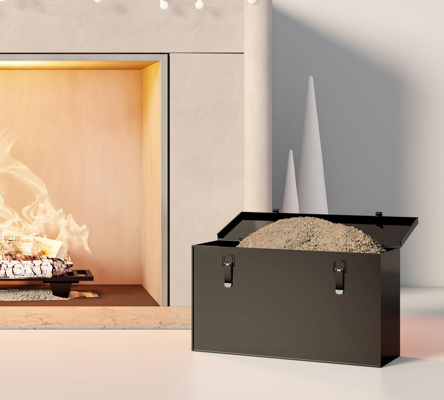 Fire Beauty Ash Bucket, Black, FB204