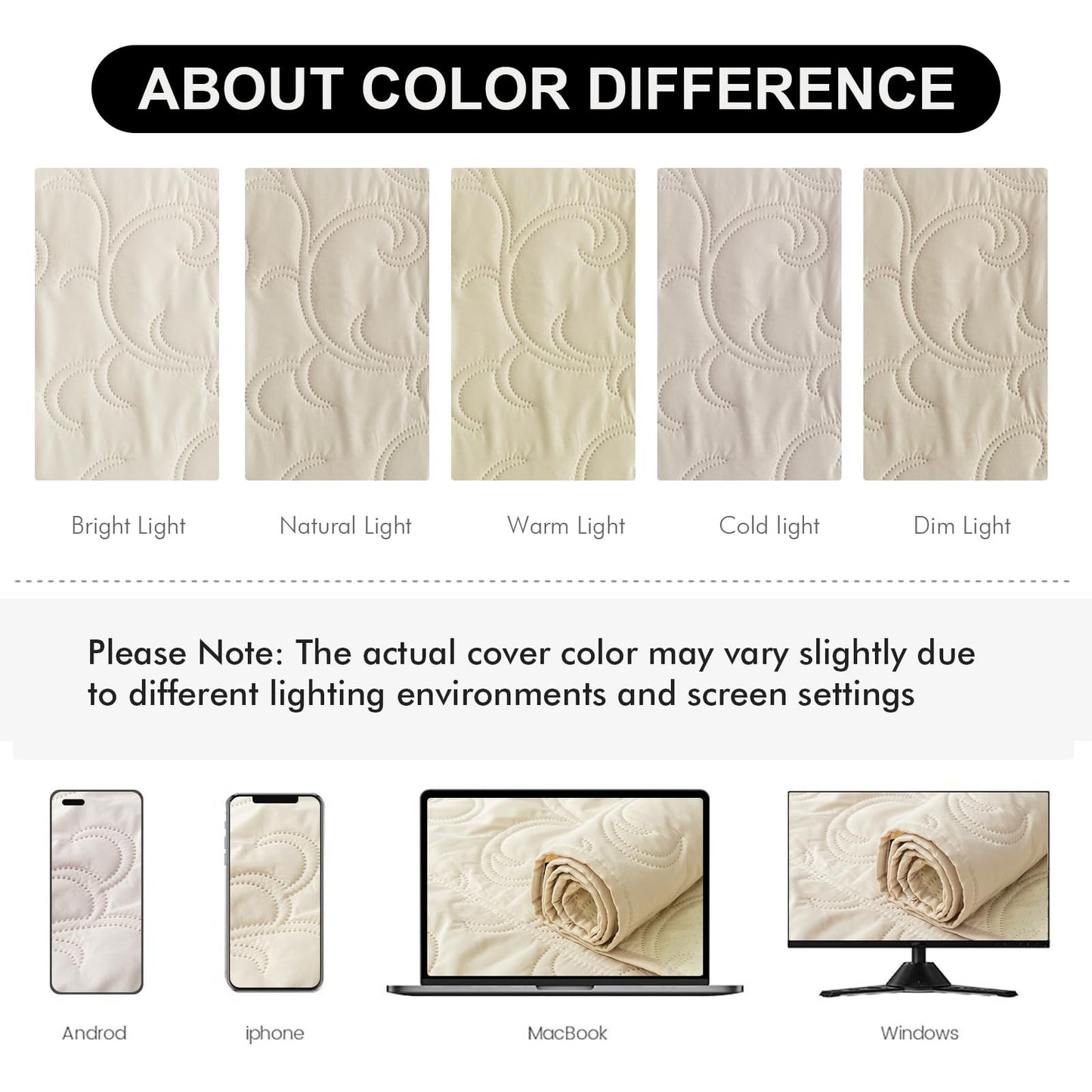 100% Waterproof Recliner Chair Cover, Recliner Chair Covers for Reclining Chair, Non-Slip Fabric Recliner Couch Cover for Living Room, for Pets Kids Protector, Washable (Beige, 23.6"Recliner Chair)