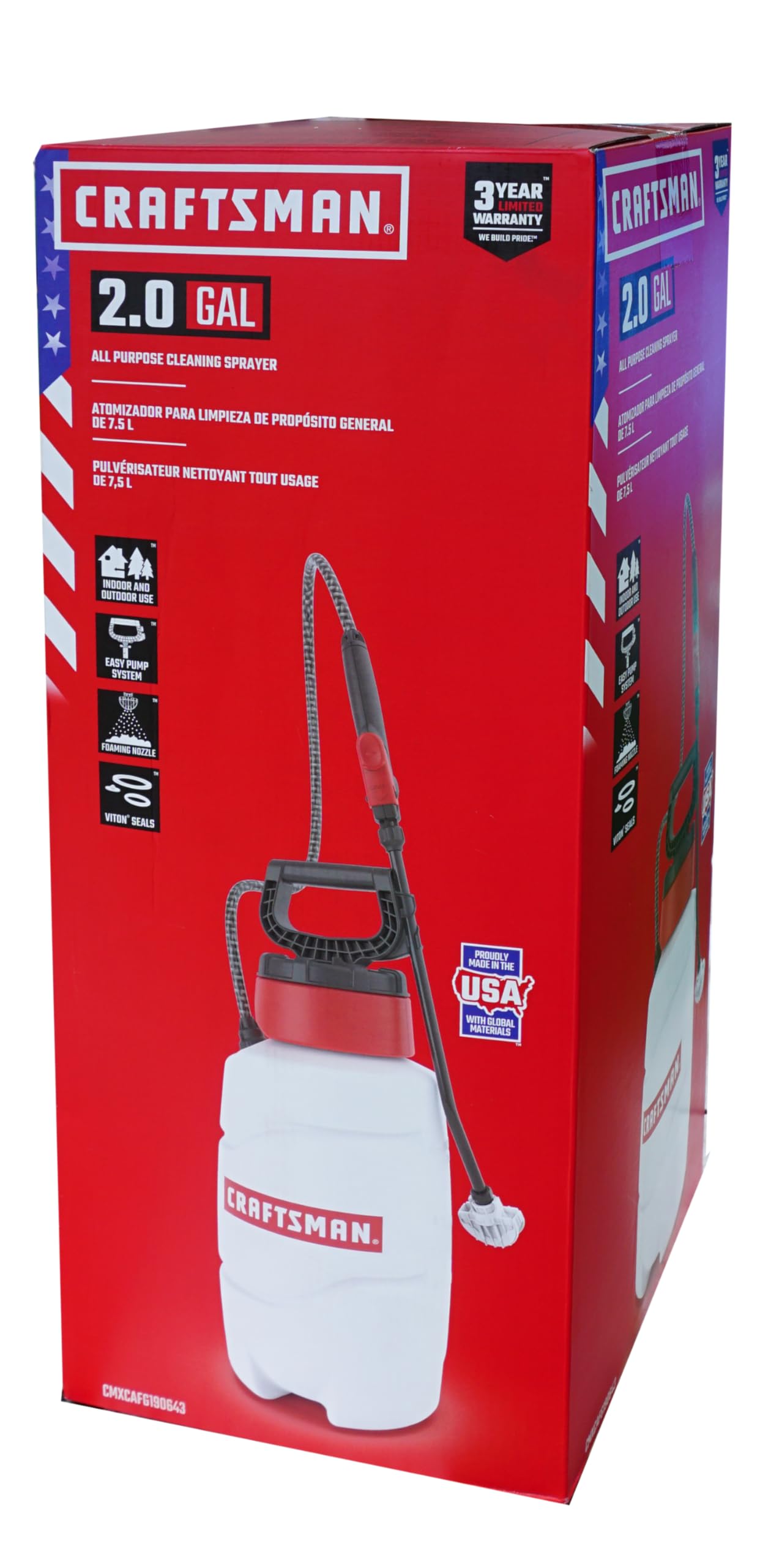 CRAFTSMAN 2 Gallon, All Purpose Cleaning Sprayer (CMXCAFG190643)