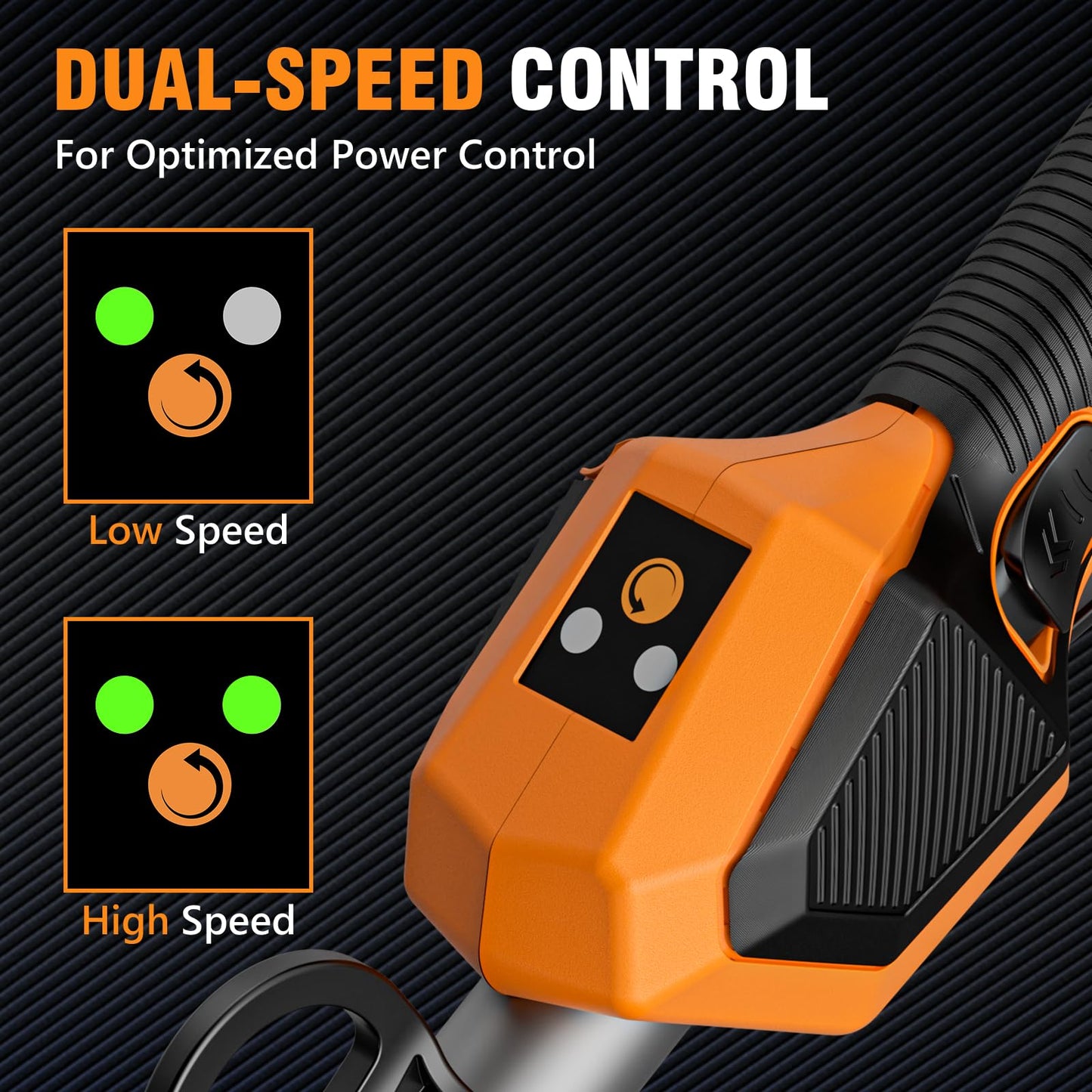 Alloyman 40V MAX Cordless String Trimmer, 2-in-1 Weed Wacker Trimmer & Edger, 2 x 4.0Ah Batteries and Fast Charger Included, 13.4Inch Electric Weed Eater for Lawn Edging, Yard, Garden