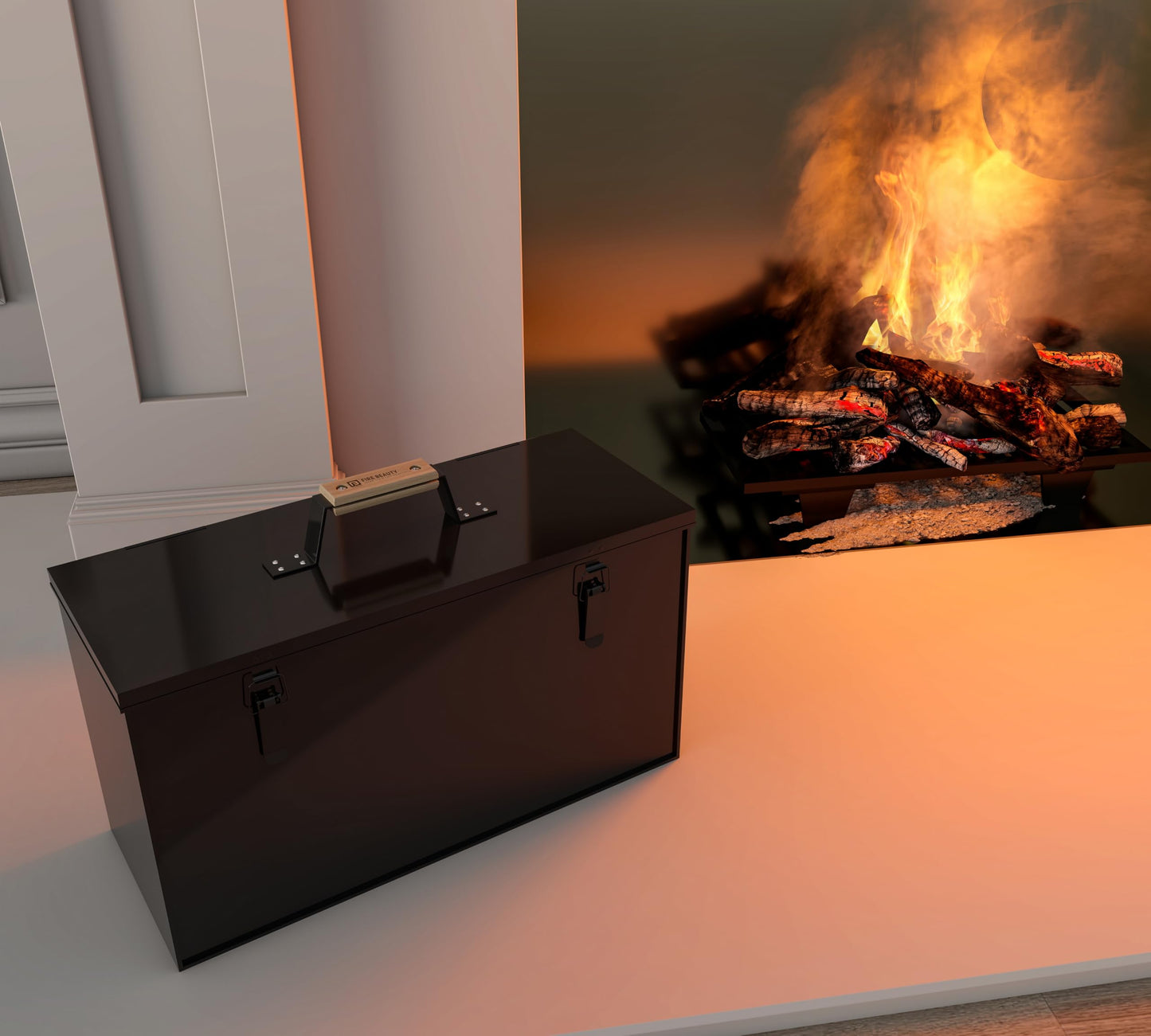 Fire Beauty Ash Bucket, Black, FB204