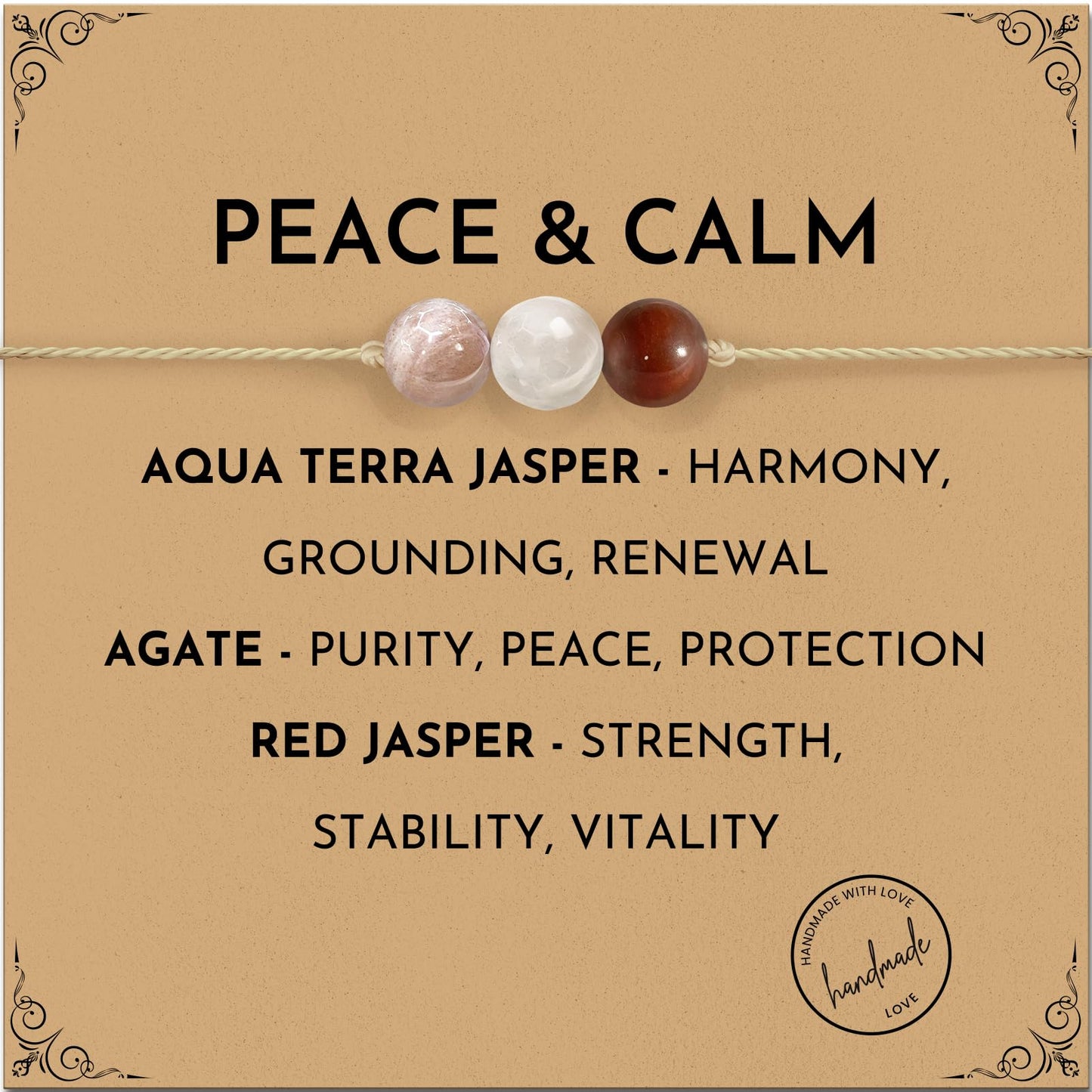 ZOKCC Crystal Healing Bracelets Gifts for Women: Spiritual Natural Healing Stone Anxiety Protection Bracelets Birthday Christmas Gifts for Friends Sister Coworker Nurse Teacher