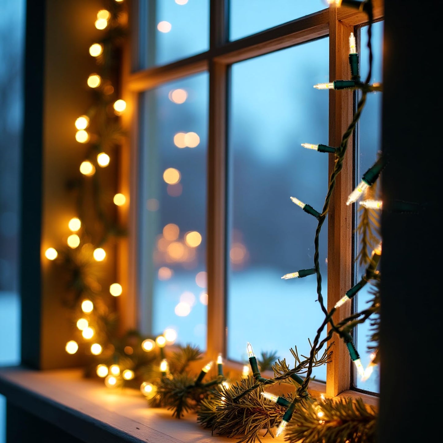 200 LED Christmas String Lights, Warm White 70FT Green Wire Christmas String Lights for Indoor &Outdoor Holiday and Tree Decor, Patio Hanging Lighting Decorations, UL Certified