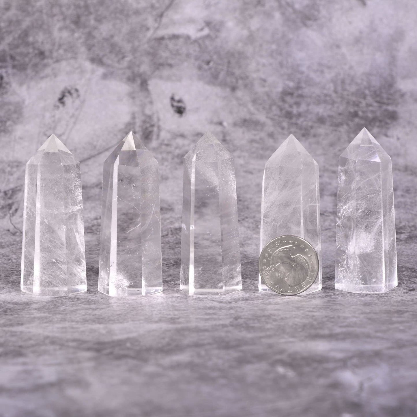 Large Clear Quartz Crystal Tower Healing Crystal Wand For Spiritual Use Hexagonal Point Reiki Chakra Gemstone Home Office Decor