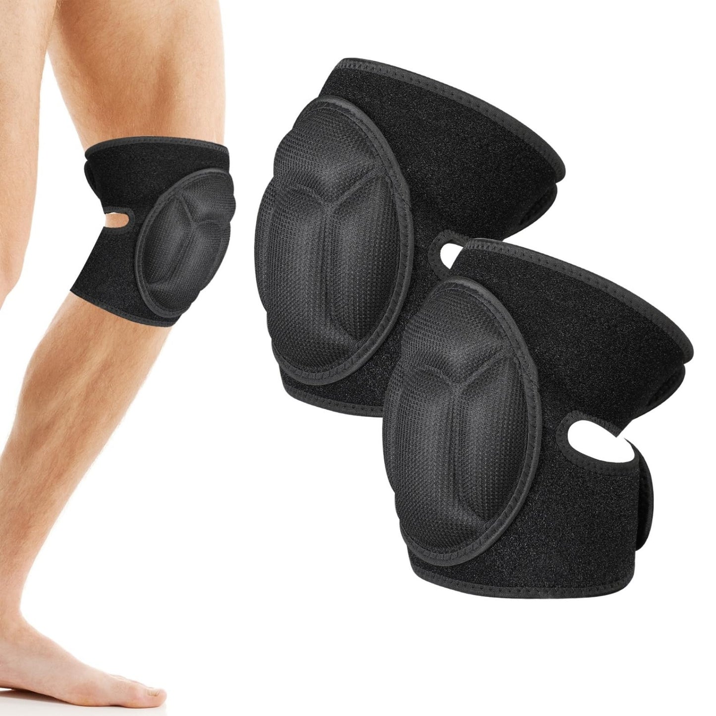 CXWPDD Protective Knee Pads Anti Slip Collision Avoidance Outdoor Sports Kneeling Braces High Elastic Fabric for Garden Dancing Cleaning