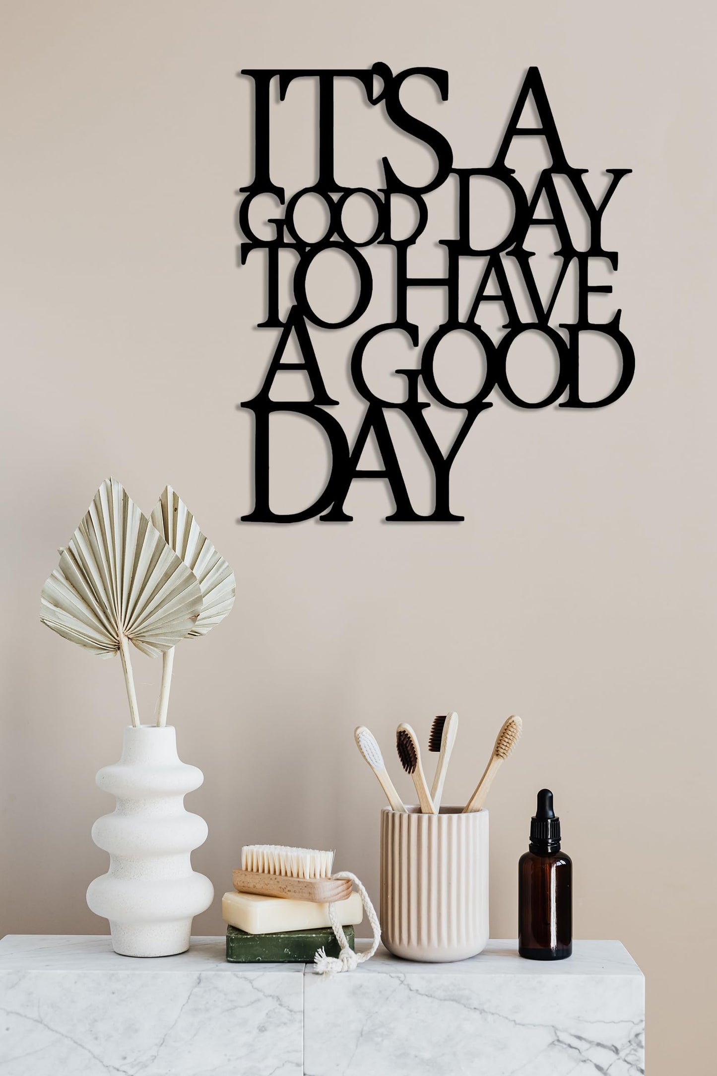 Benziso Motivational Metal Wall Art Inspirational Wall Decor Positive Quotes Wall Decor for Office Living Room Encouragement Gifts