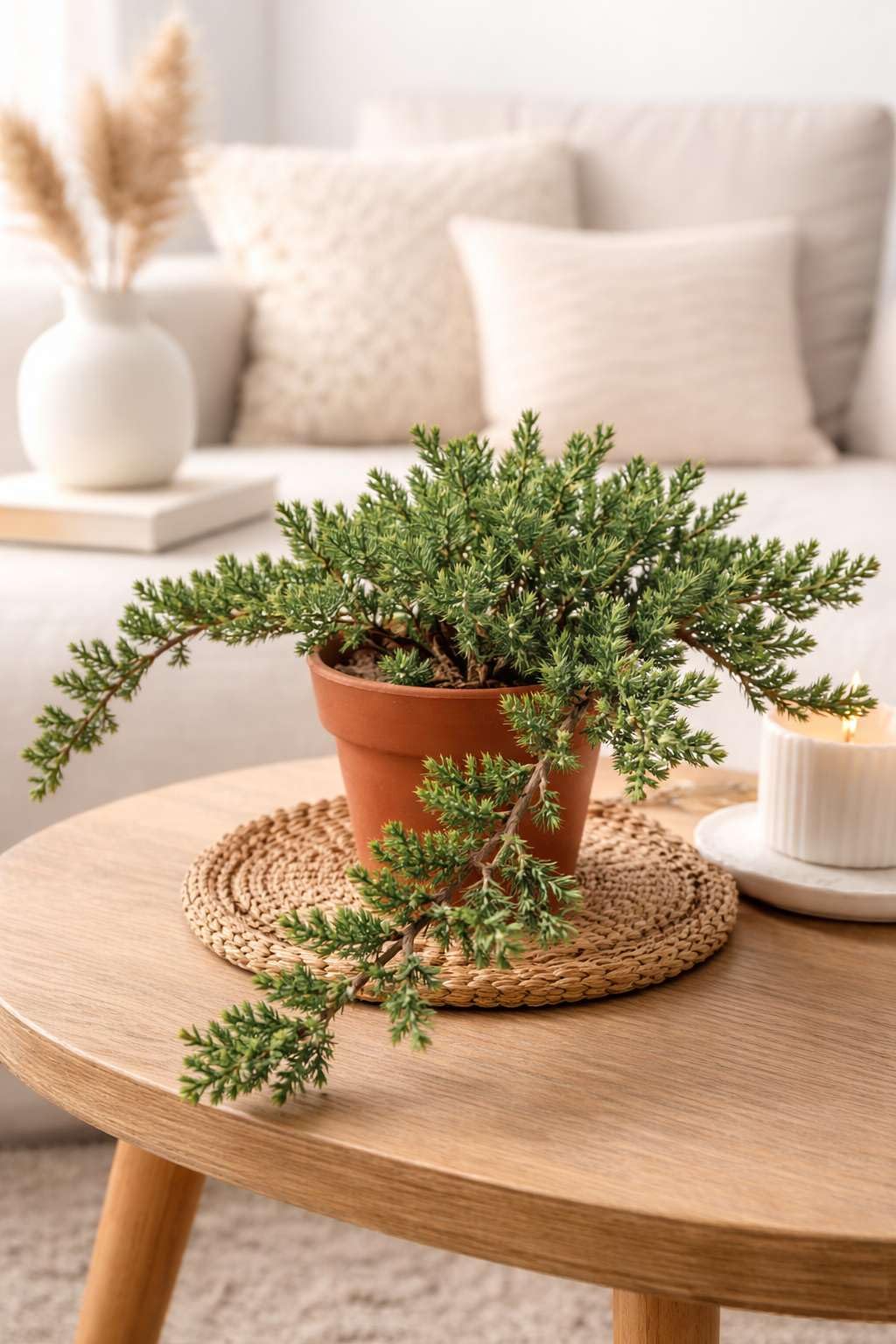 Bonsai Juniper Live Plant for Indoor | Different Houseplants in 4'' & 6'' Pot | Real House Plant Decor for Living Room, Office, Desk & Bathroom | Ficus microcarpa compacta | Chinese Banyan