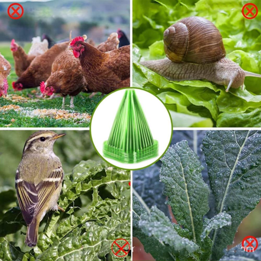 20Pcs Garden Plant Cloches, Plastic Plant Bell Cover Reusable Mini Greenhouse, Frost Protection for Plant Cover Dome Tall